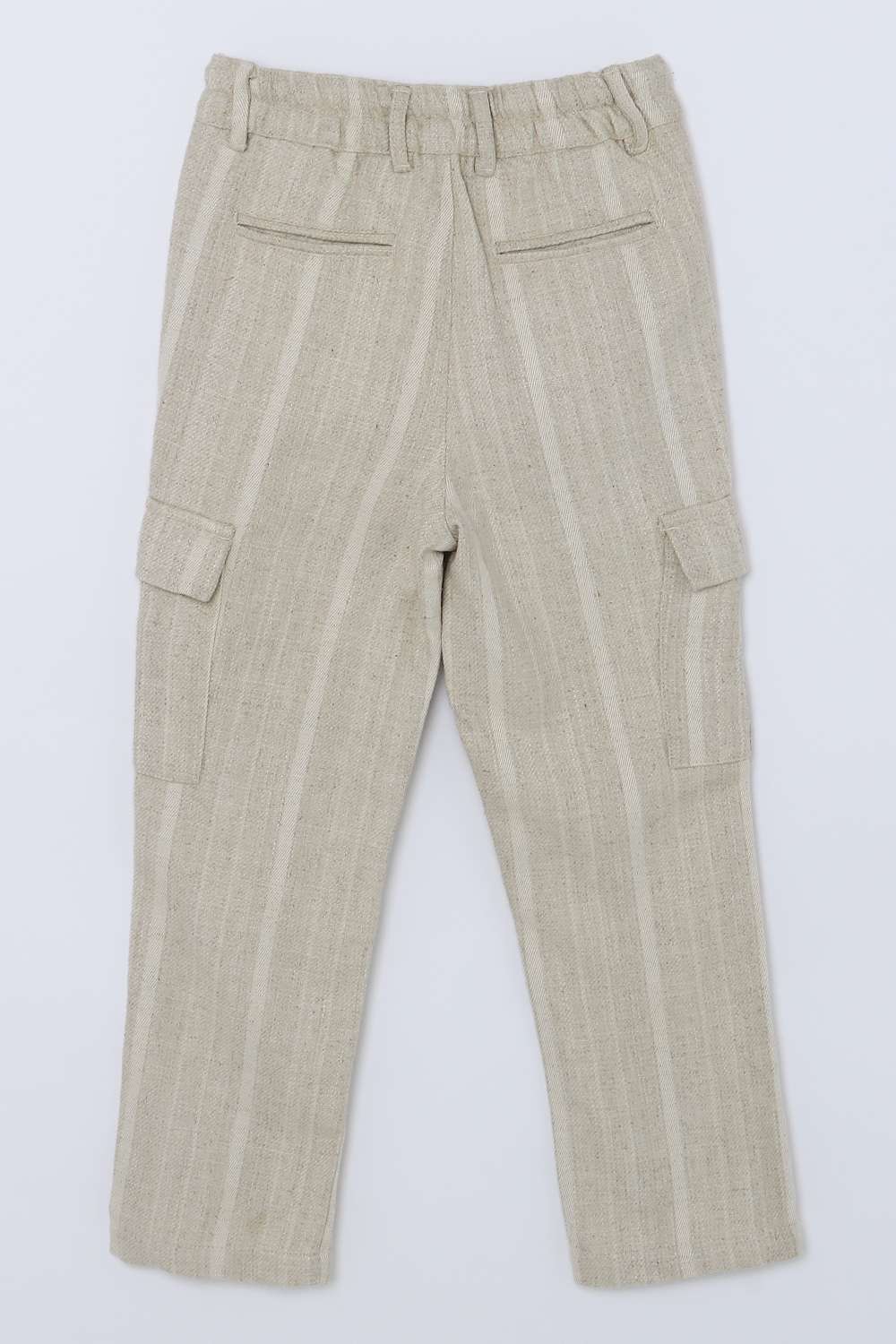Stripes-Blended-Fabric-Regular-Fit-Boys-Trousers