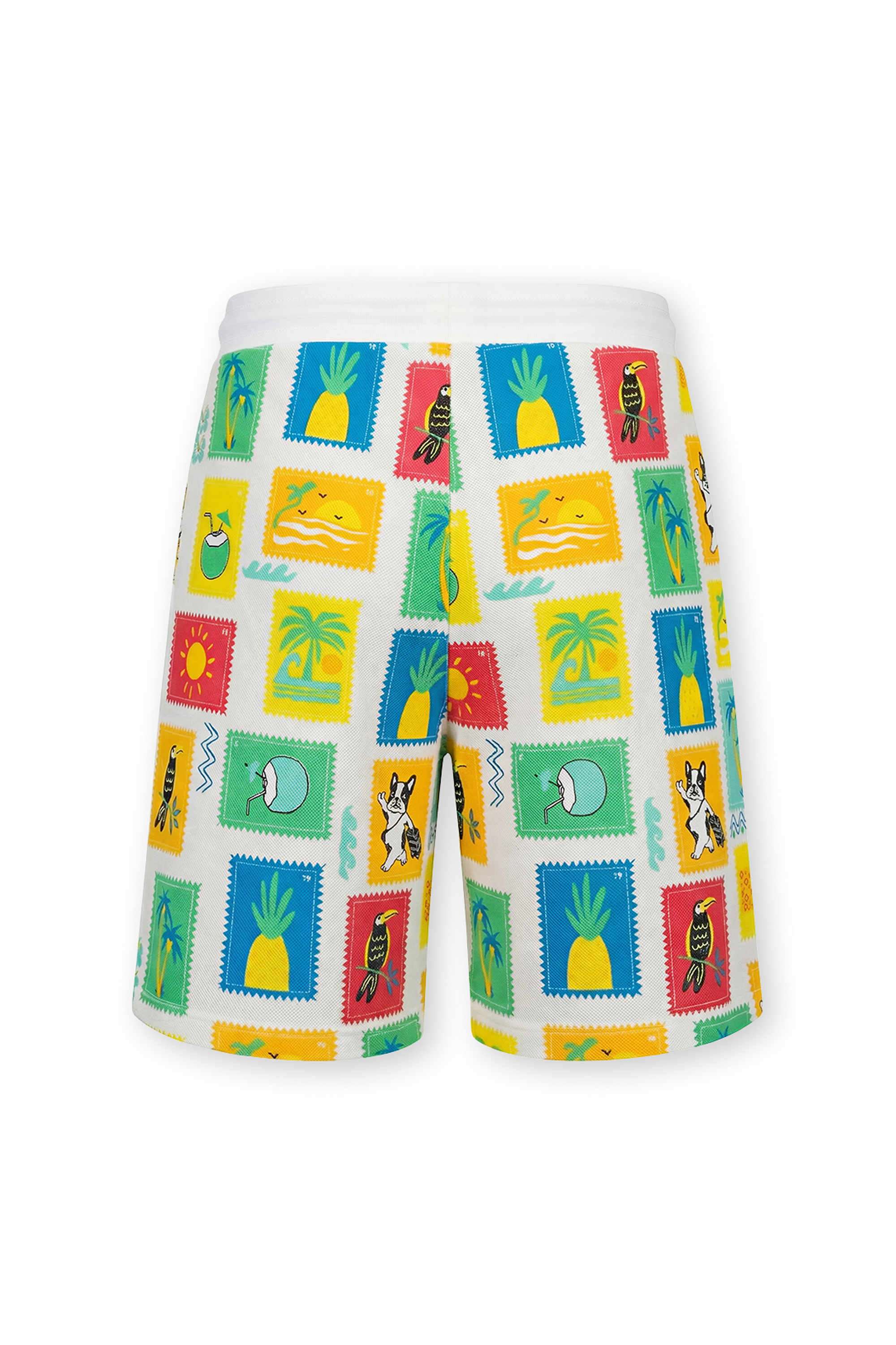 Character-Print-Blended-Fabric-Regular-Fit-Boys-Shorts