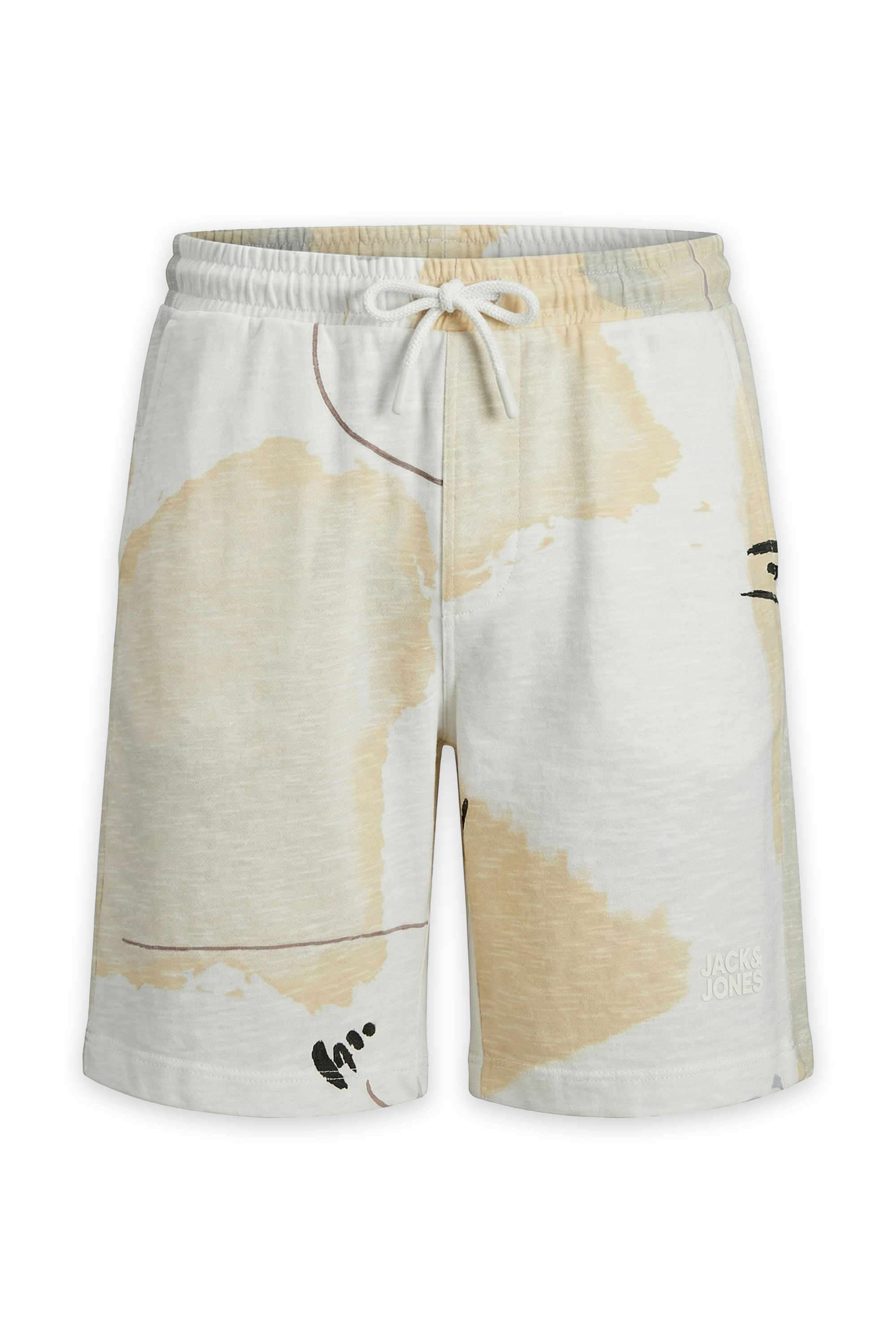 Abstract-Blended-Fabric-Regular-Fit-Boys-Shorts