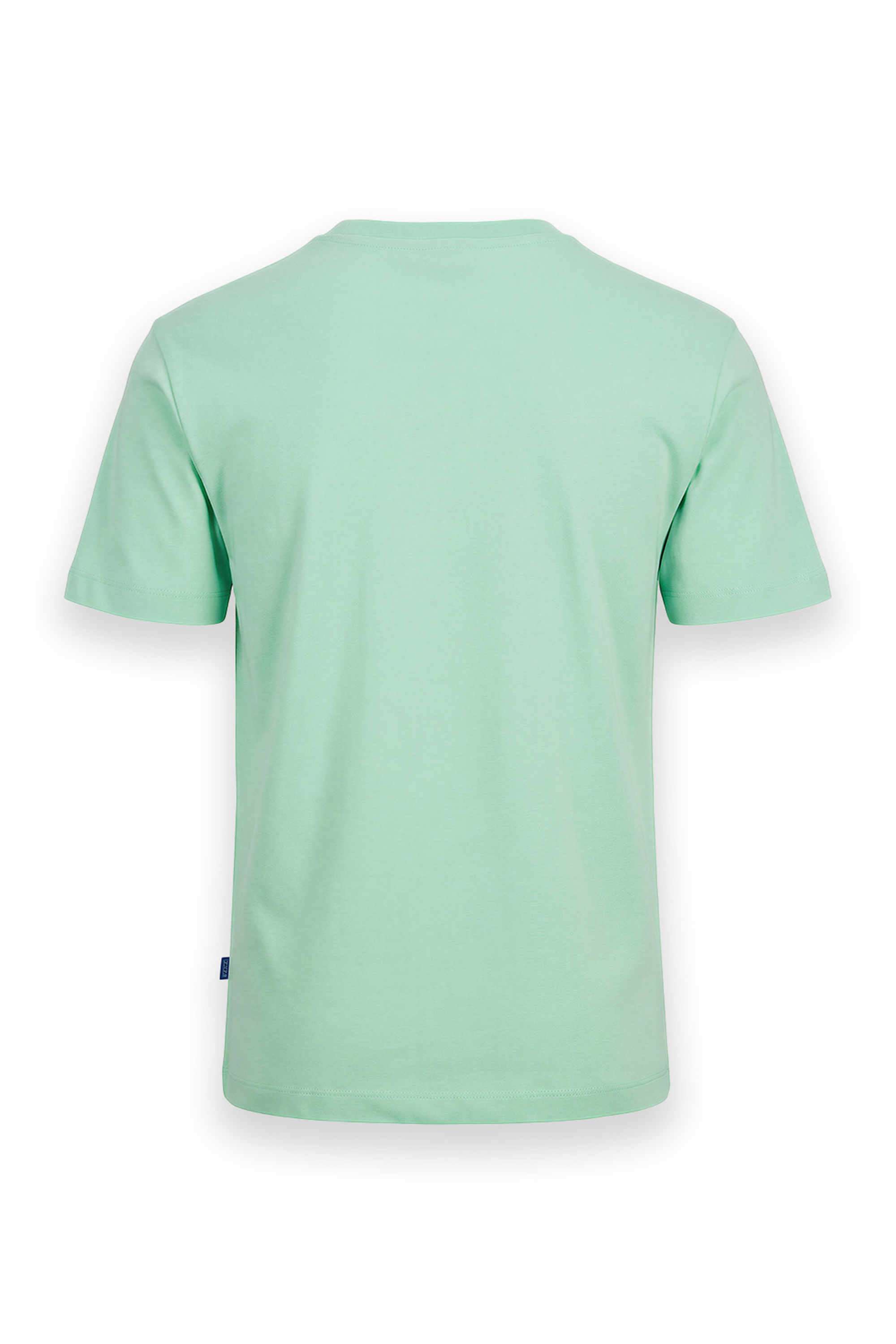 Solid-Cotton-Polyester-Round-Neck-Boys-T-Shirt
