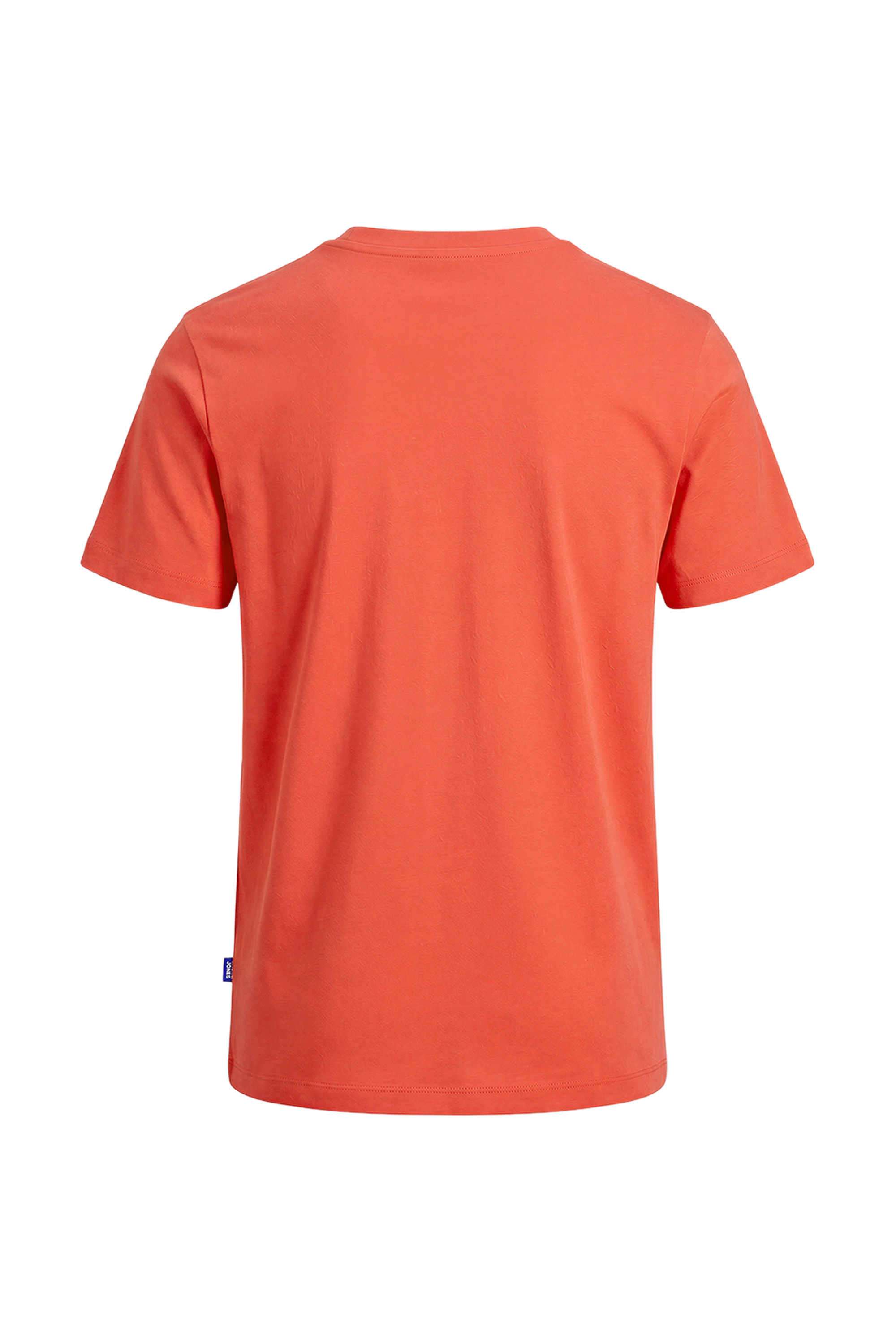 Graphic-Print-Blended-Fabric-Round-Neck-Boys-T-Shirt
