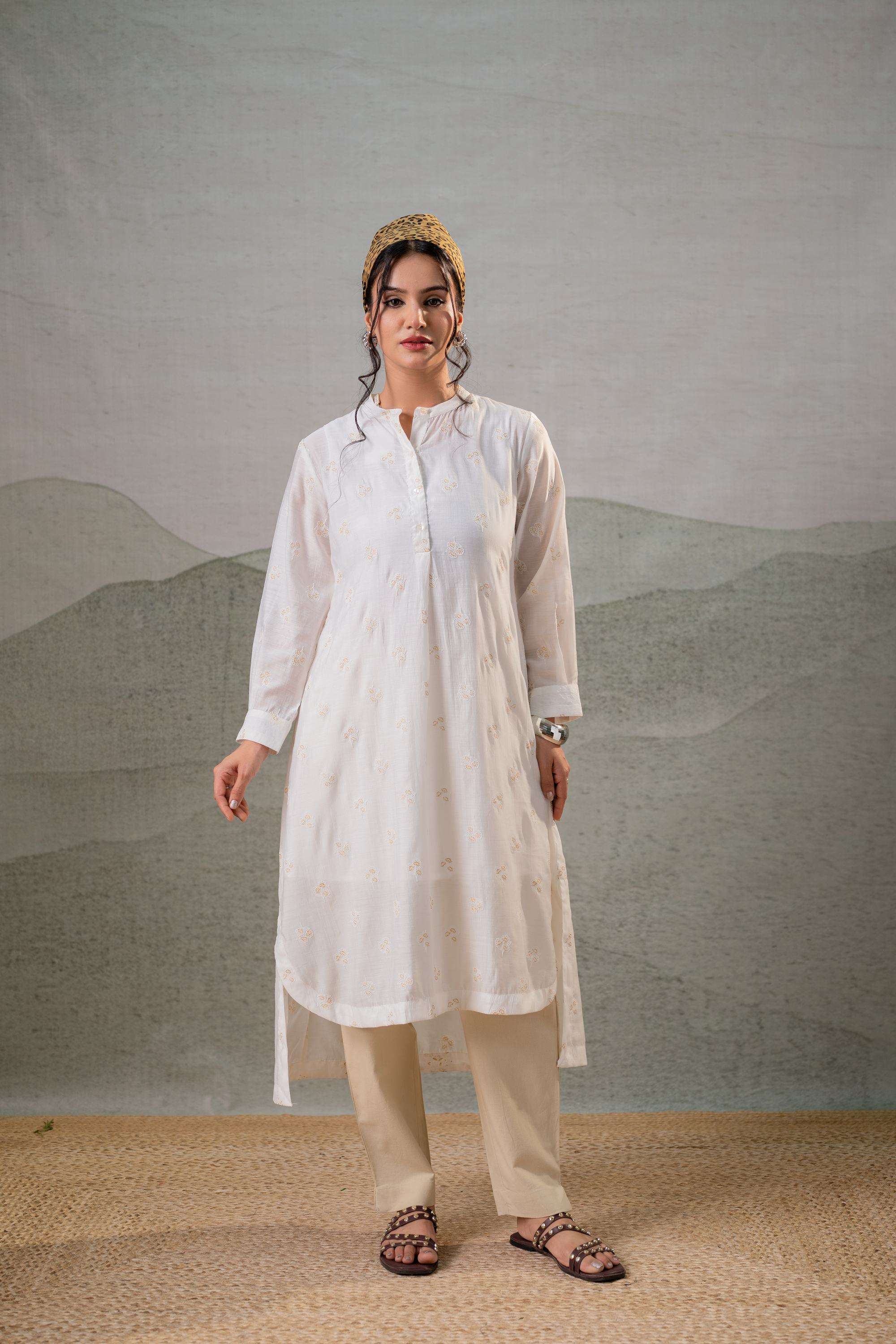 Printed-Blended-Fabric-Women-s-Festive-Wear-Kurta