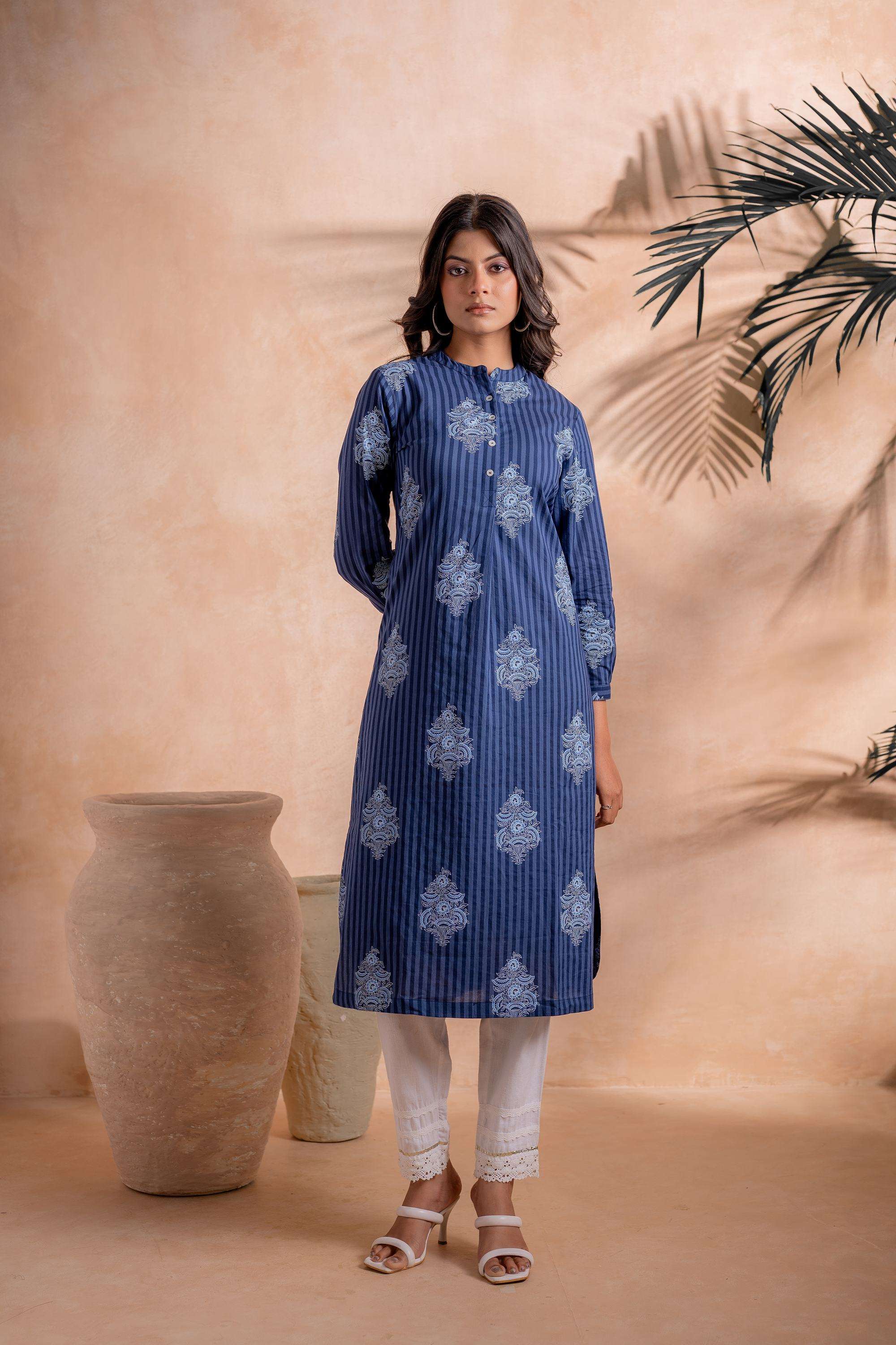 Printed-Cotton-Women-s-Festive-Wear-Kurta