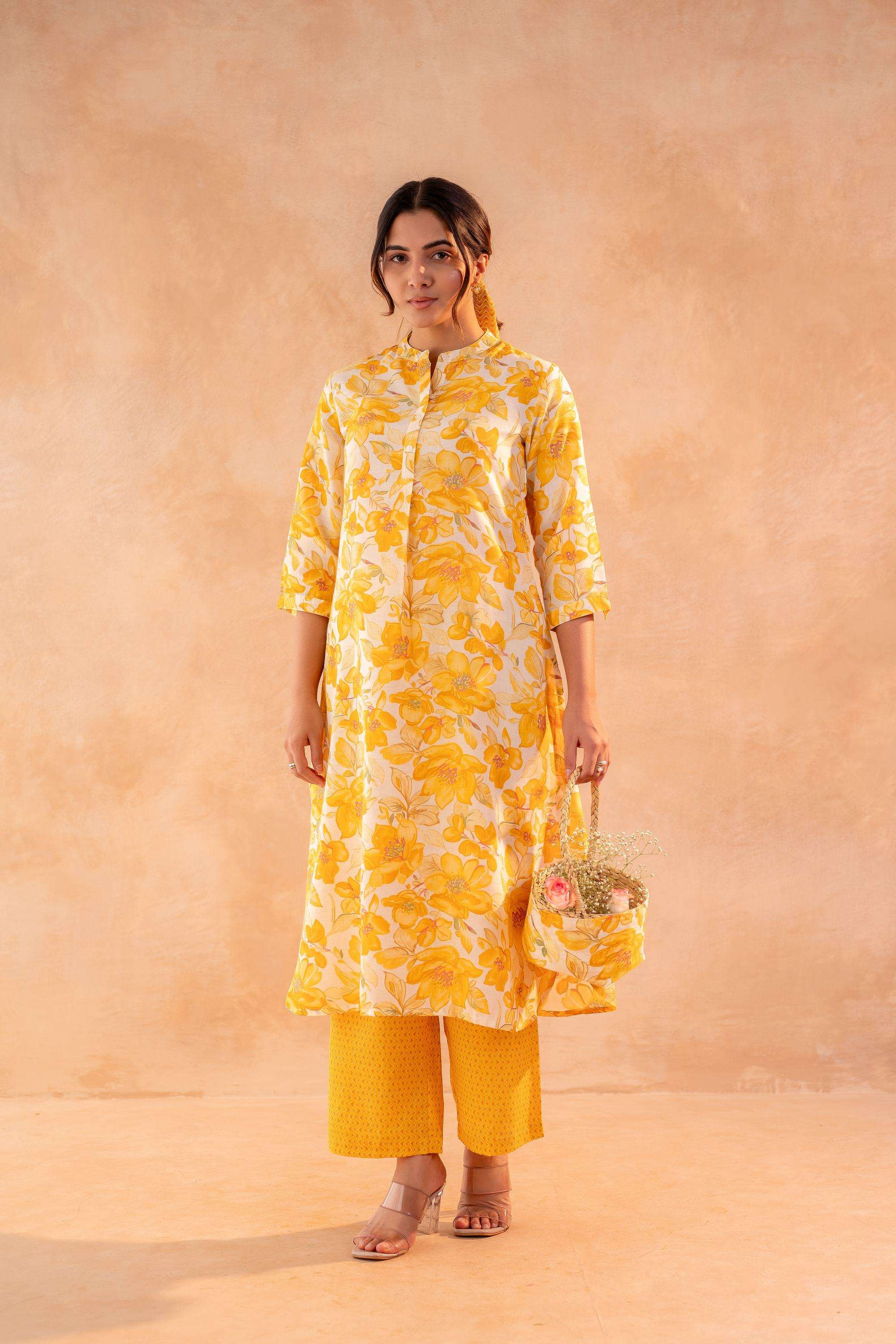 Blended-Fabric-Straight-Fit-Women-s-Palazzos