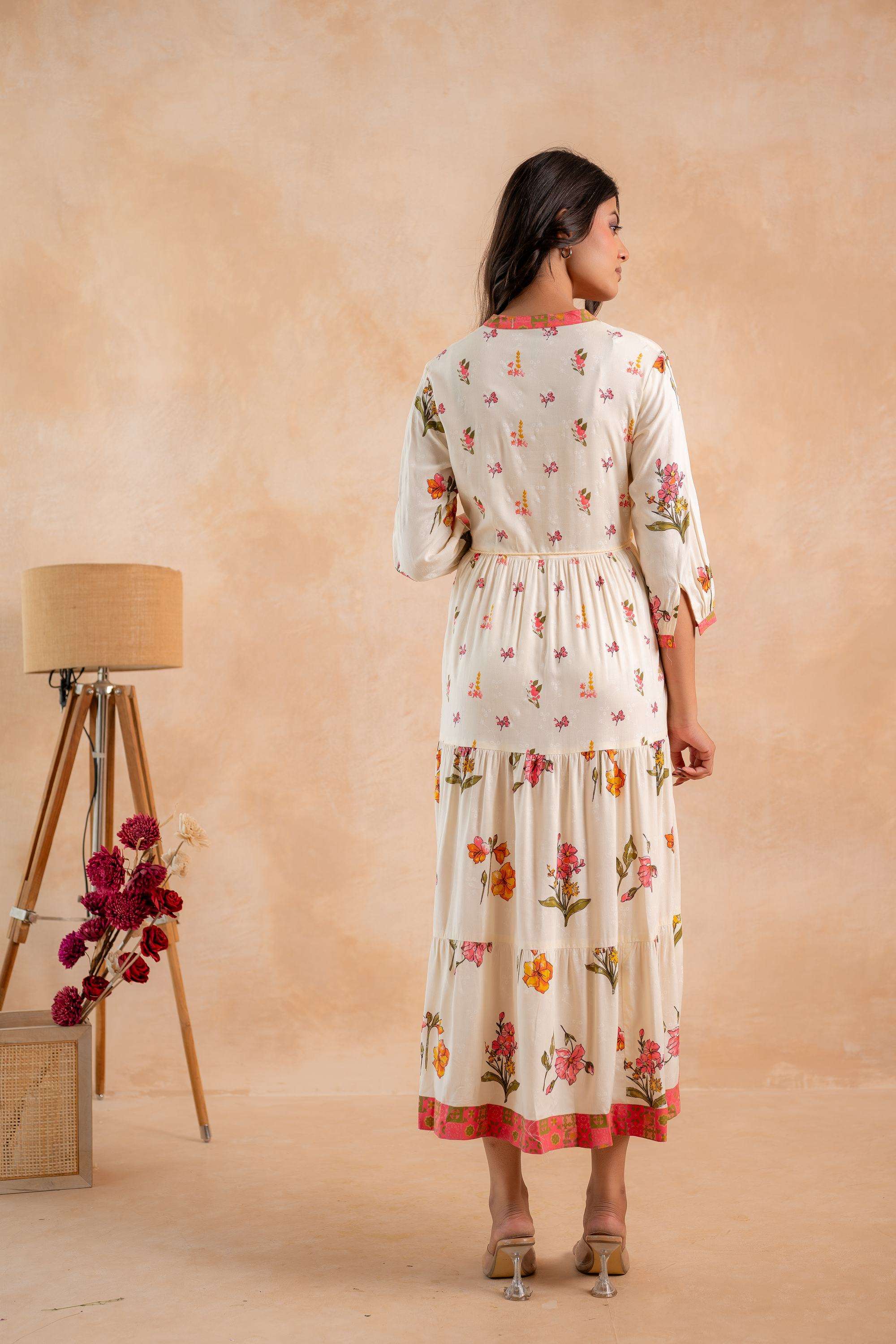 Printed-Viscose-Women-s-Dress