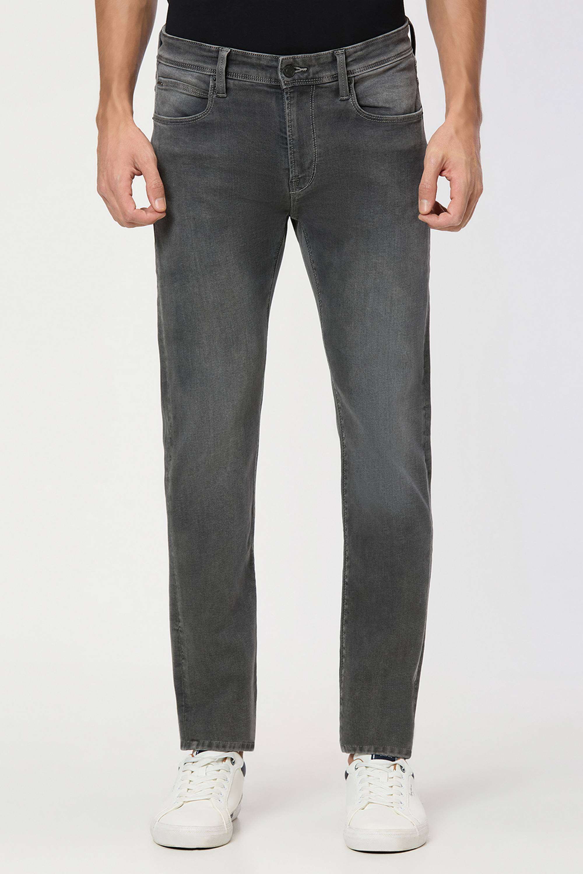 Solid-Poly-Cotton-Slim-Fit-Men-s-Jeans