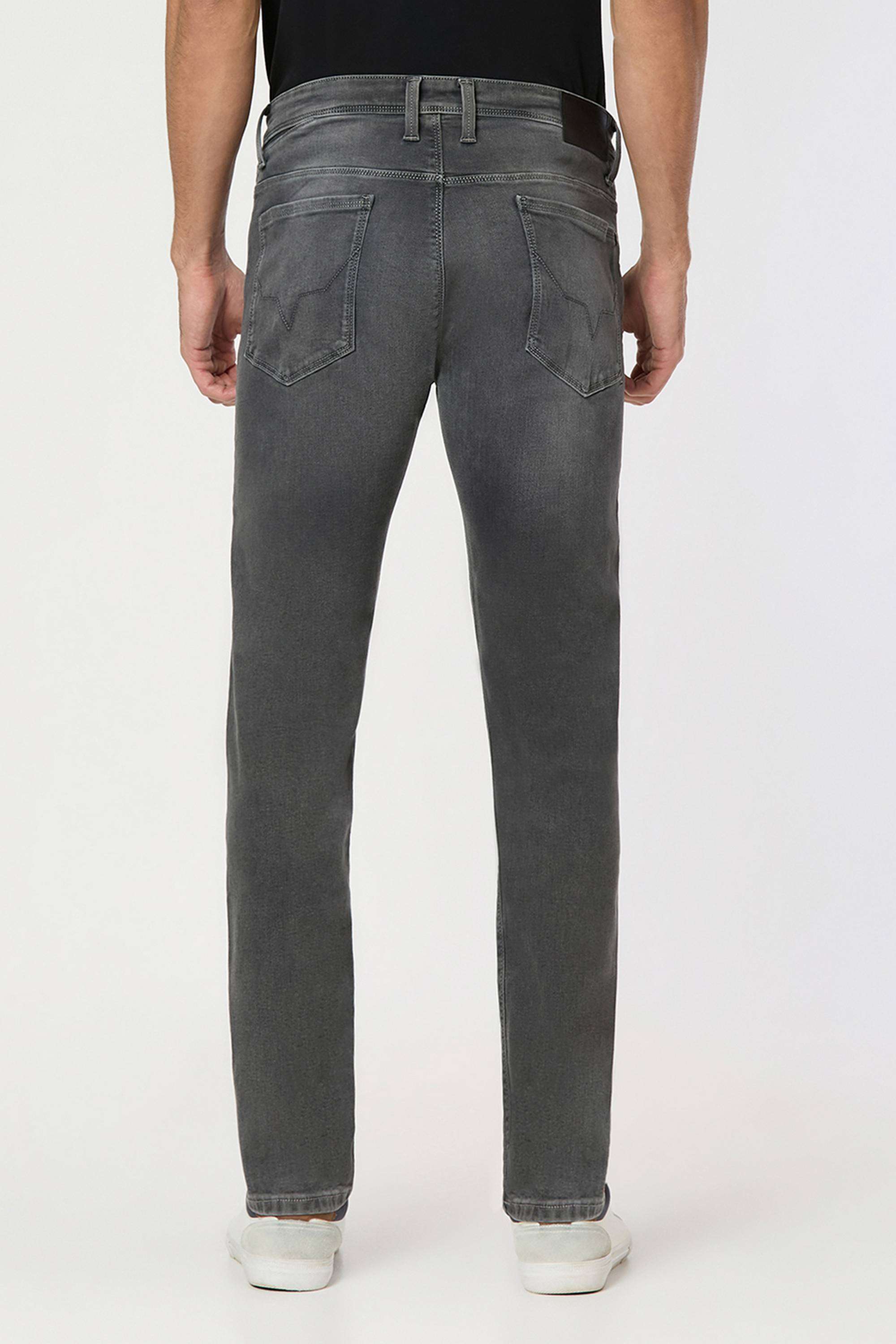 Solid-Poly-Cotton-Slim-Fit-Men-s-Jeans
