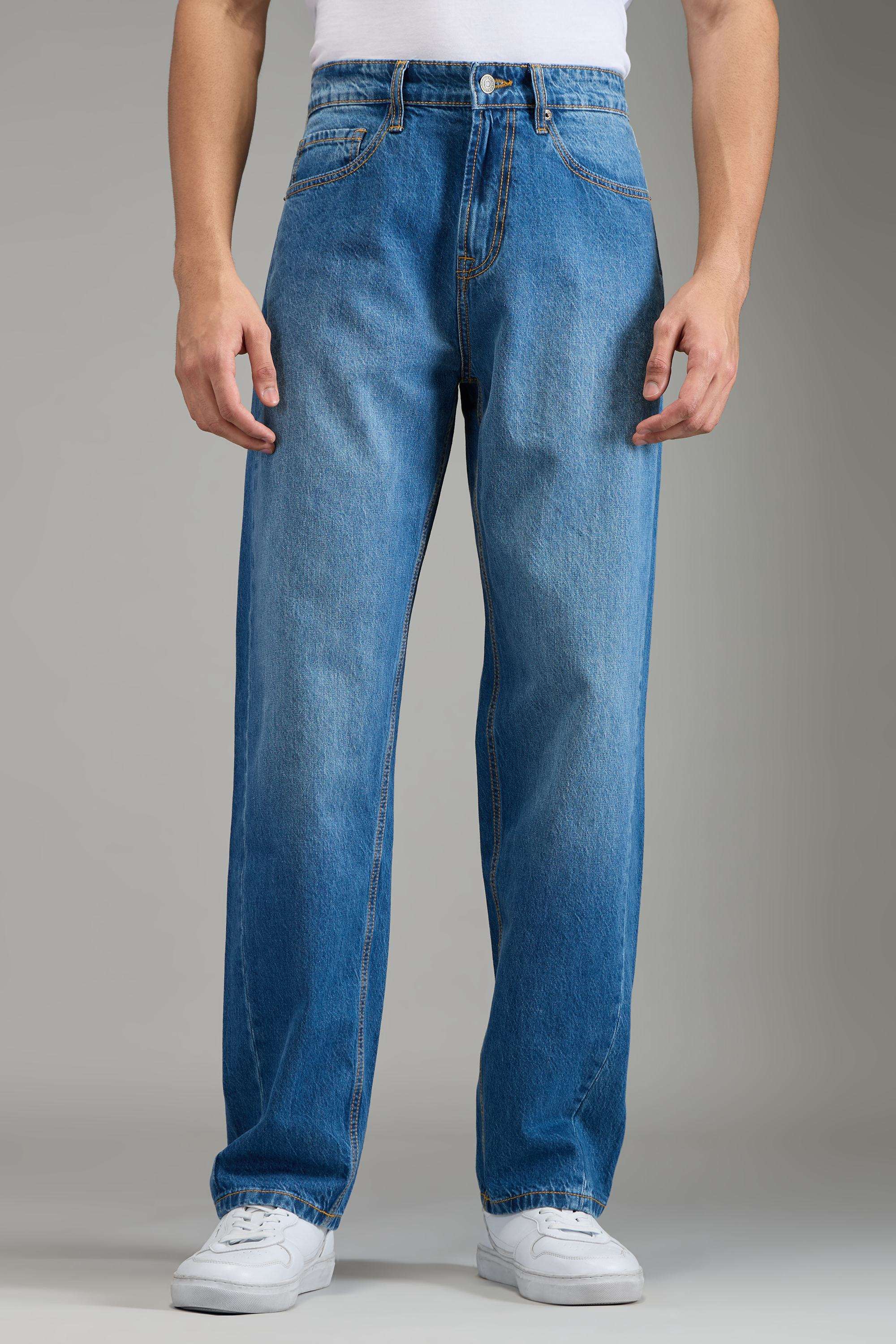 Light-Wash-Cotton-Regular-Fit-Men-s-Jeans