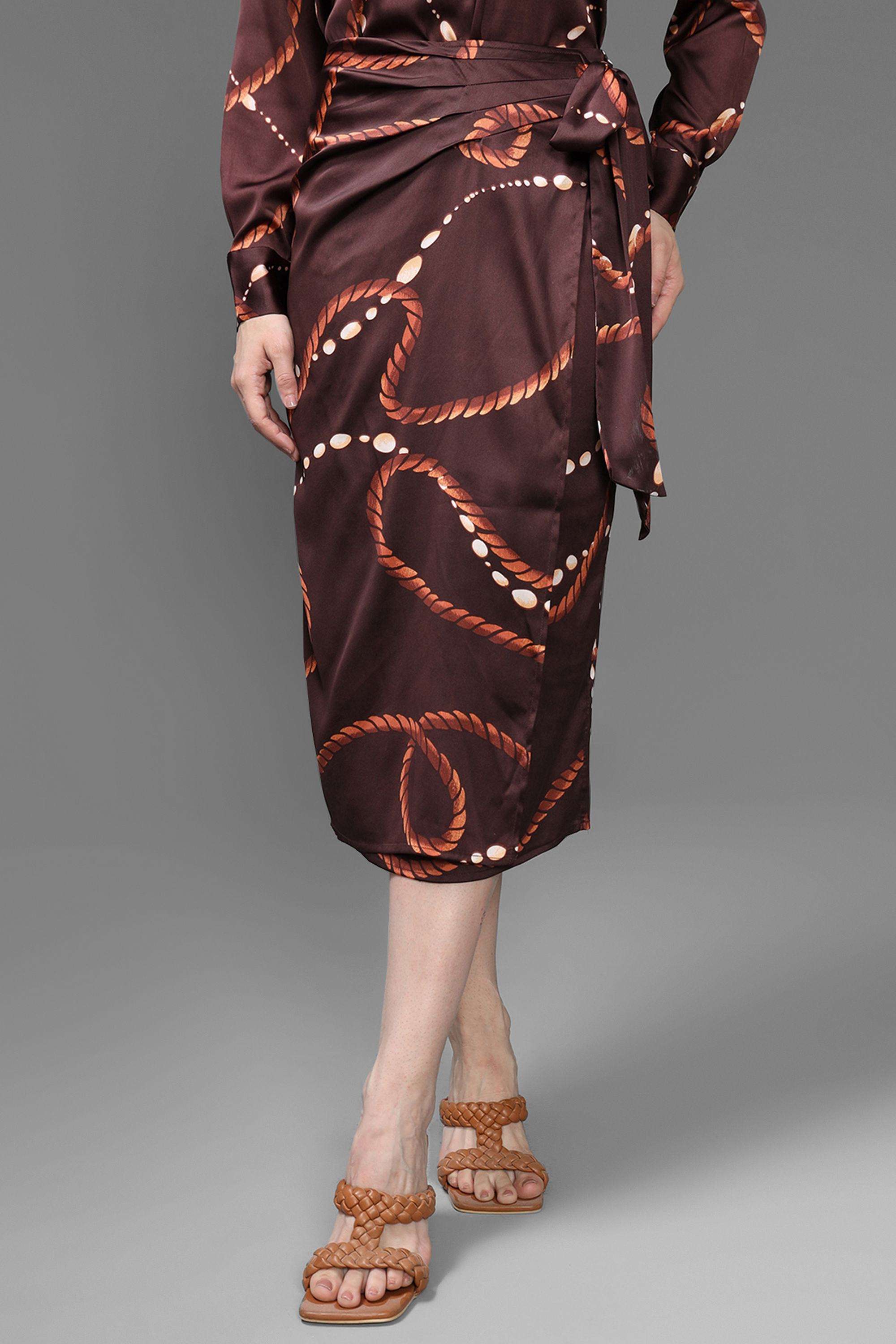 Regular-Fit-Full-Length-Polyester-Women-s-Formal-Wear-Skirts