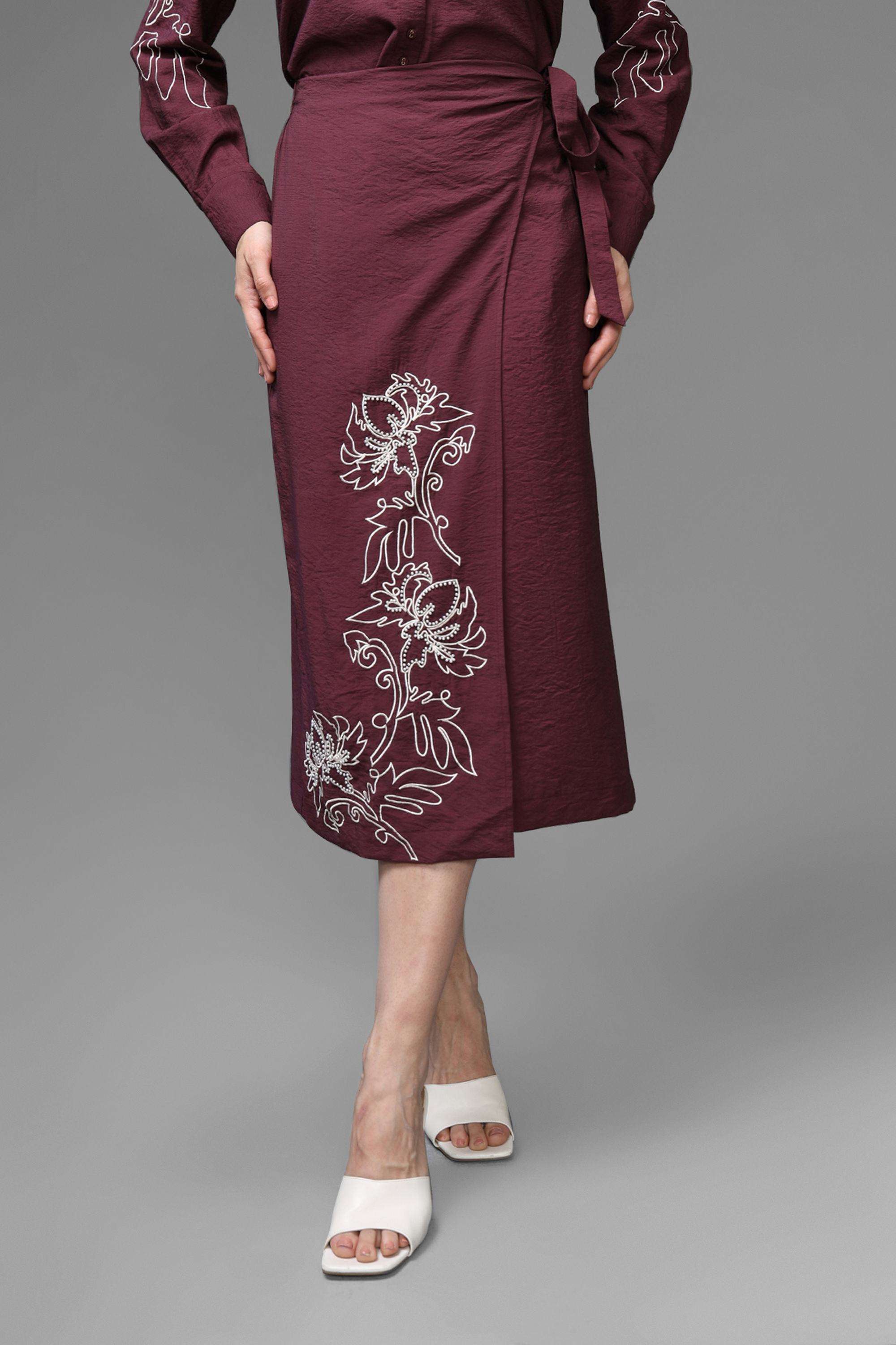 Regular-Fit-Viscose-Women-s-Evening-Skirts