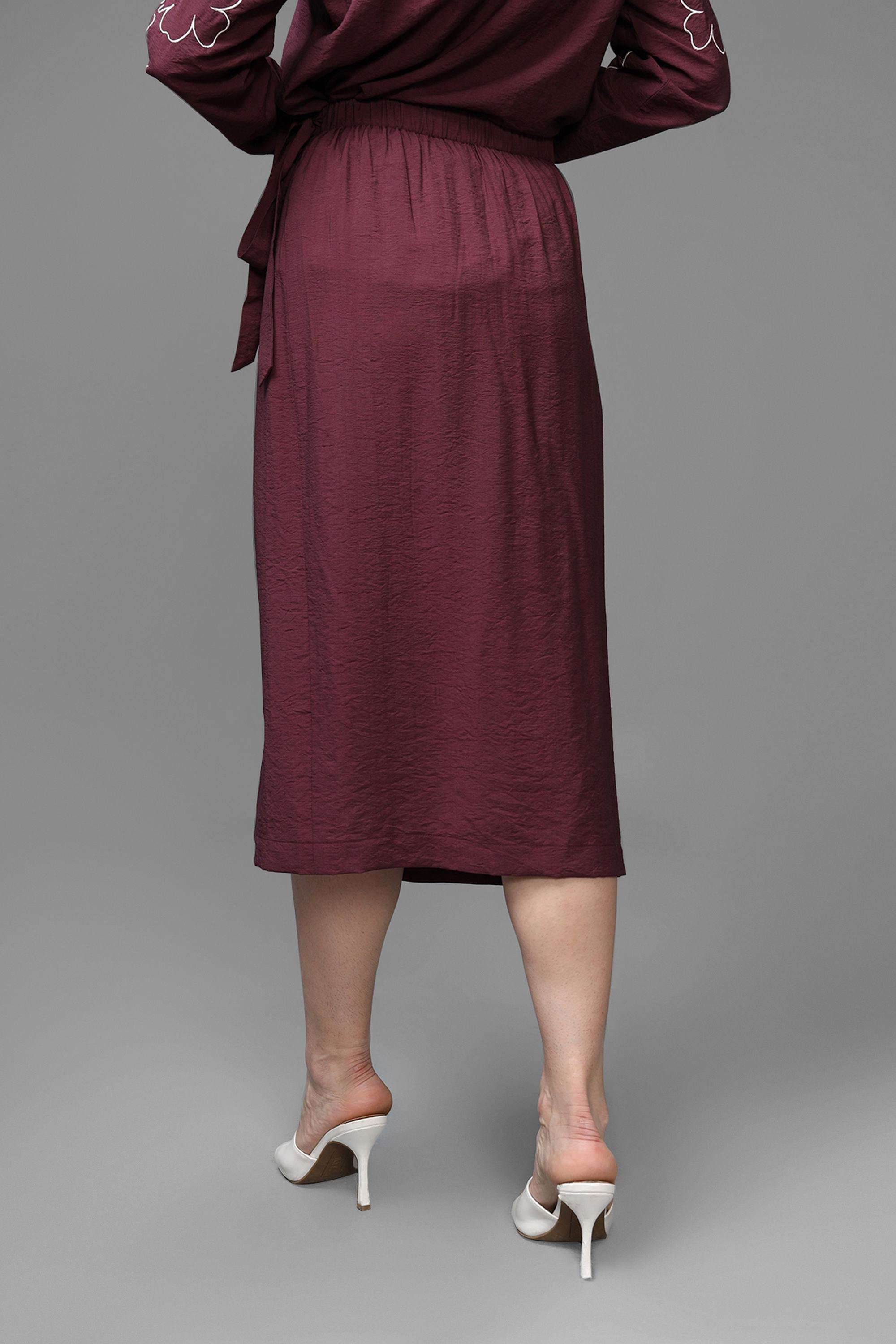 Regular-Fit-Viscose-Women-s-Evening-Skirts