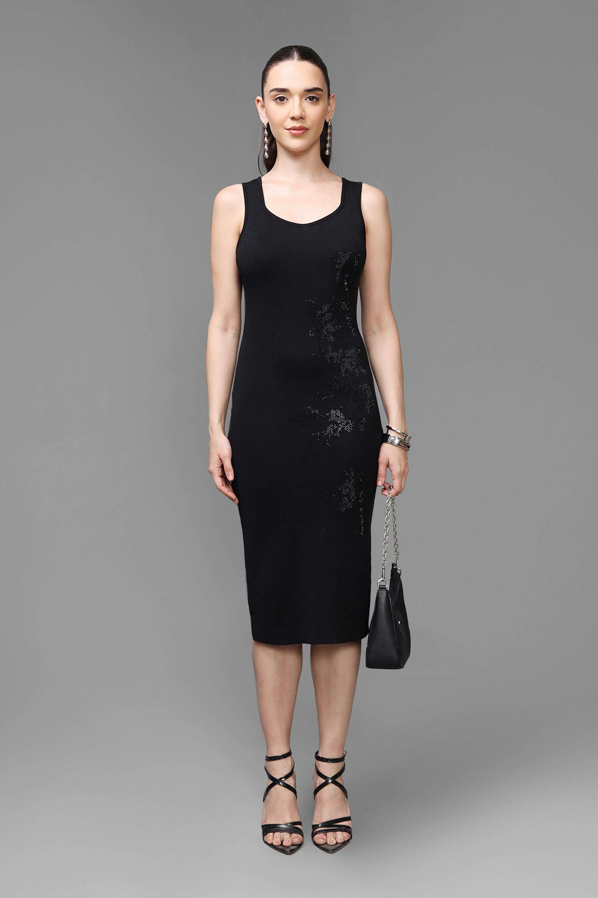 kazo Embellished Viscose Women's Dress-picture-18