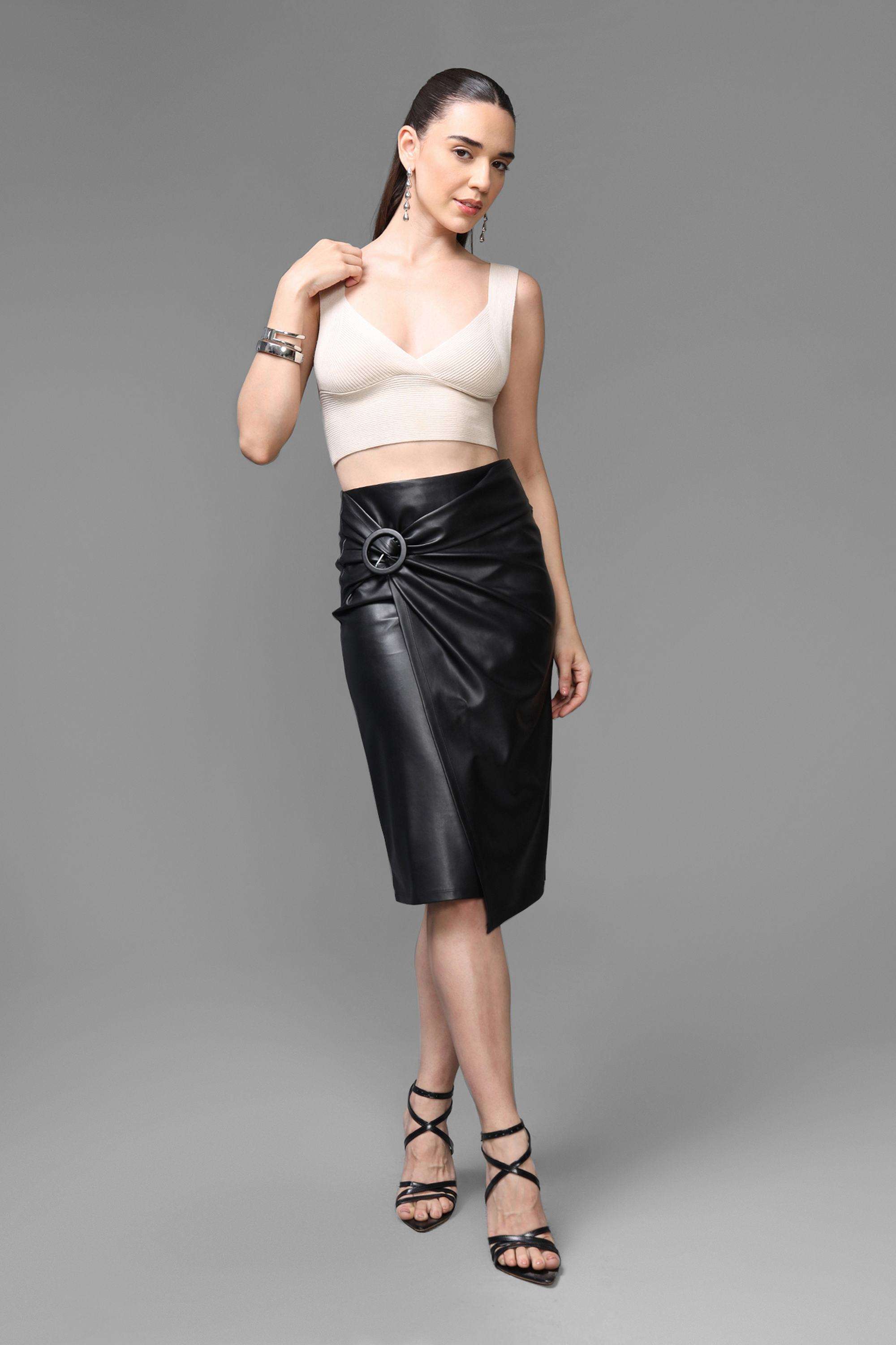 Regular-Fit-Polyester-Women-s-Party-Wear-Skirts
