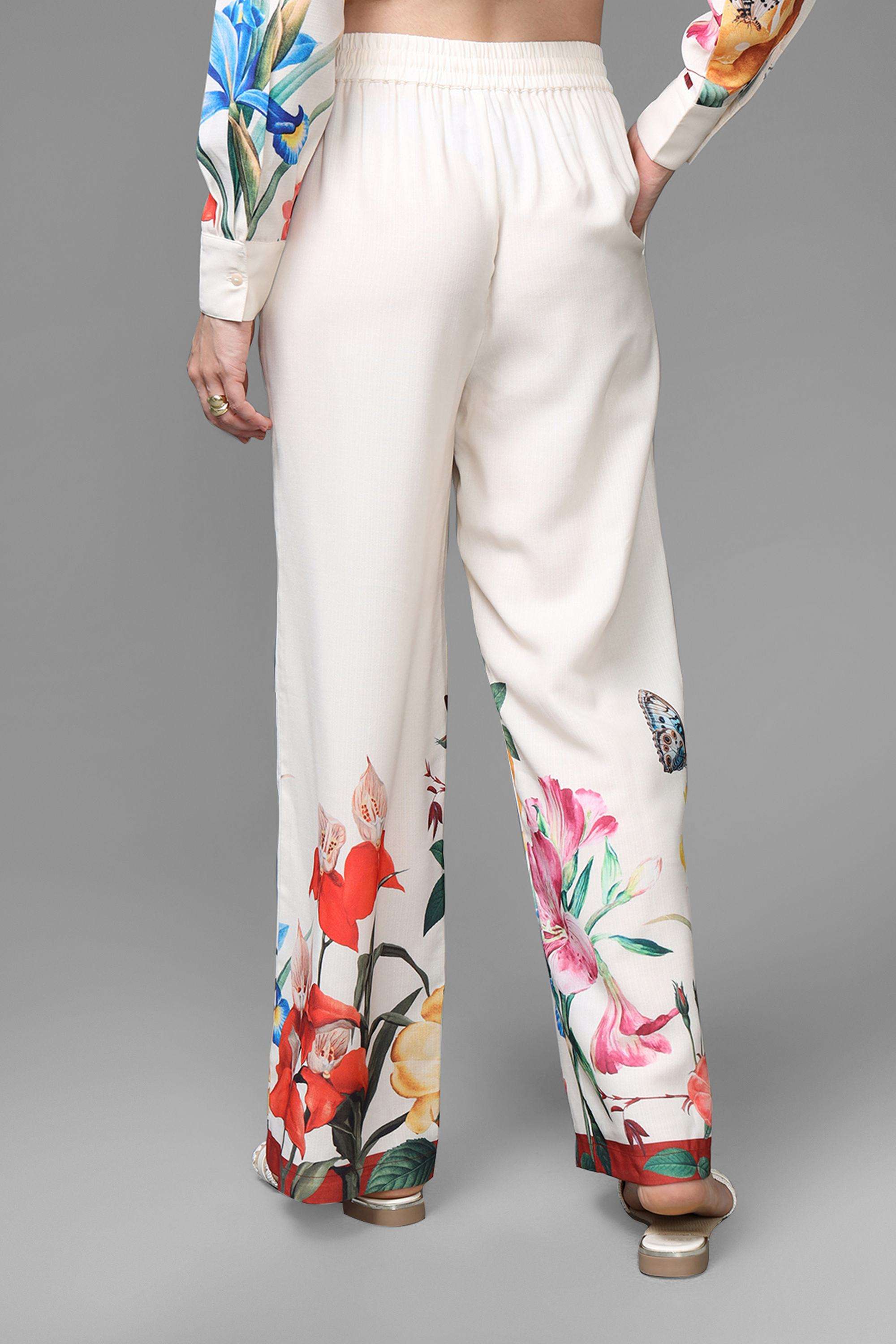 Printed-Relaxed-Fit-Polyester-Women-s-Party-Wear-Pants