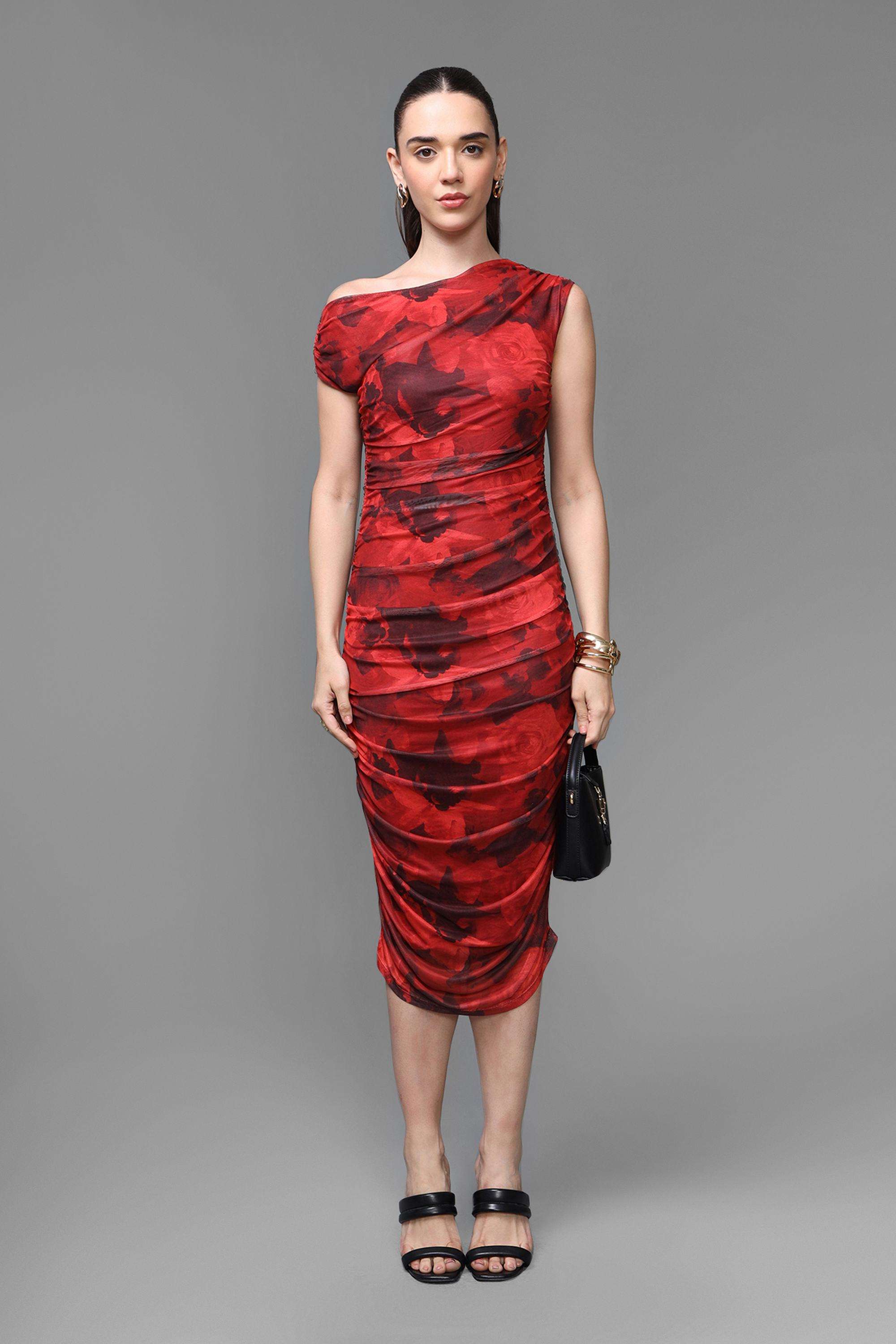 kazo Floral Polyester Women's Dress-picture-16