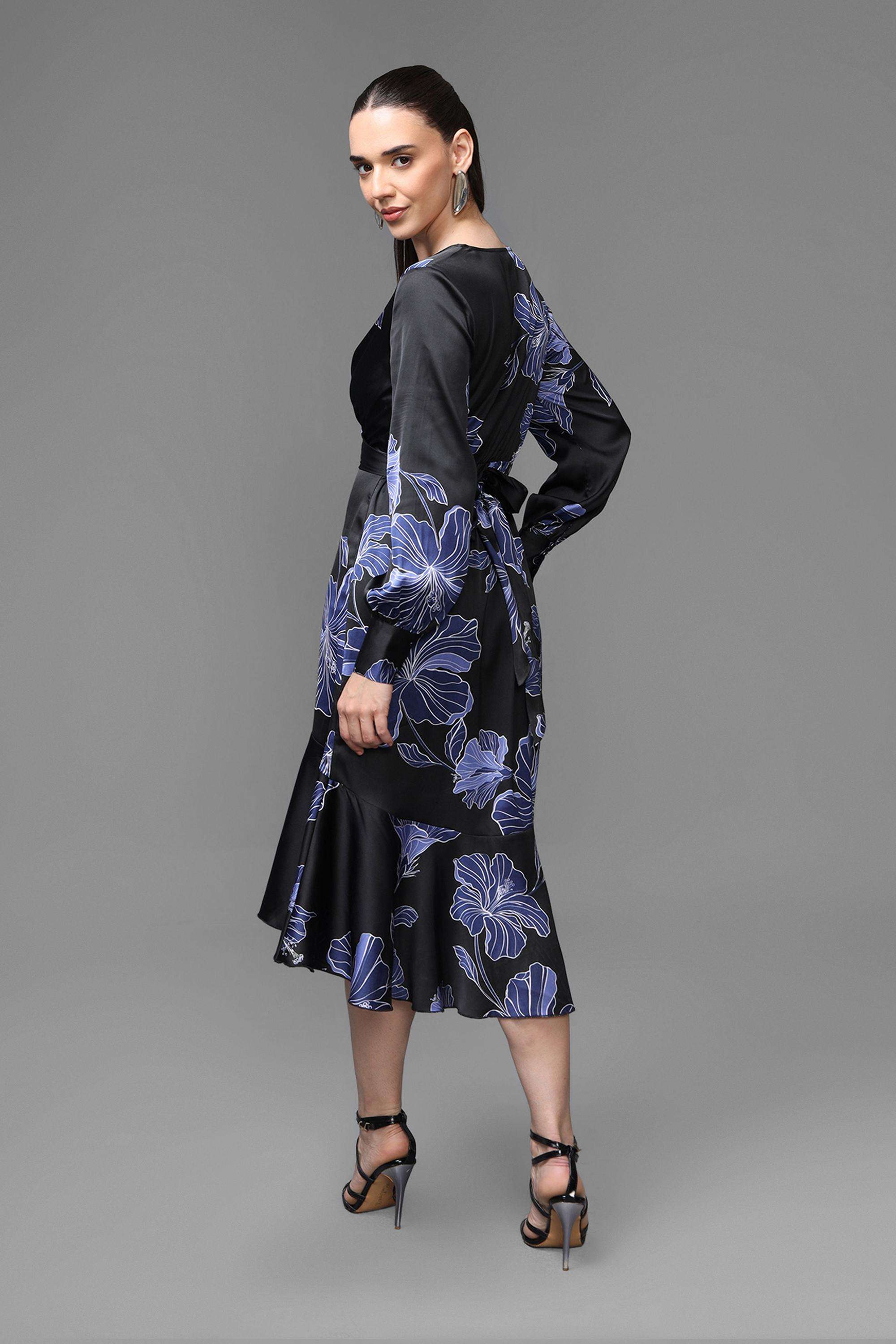 Abstract-Polyester-Women-s-Dress