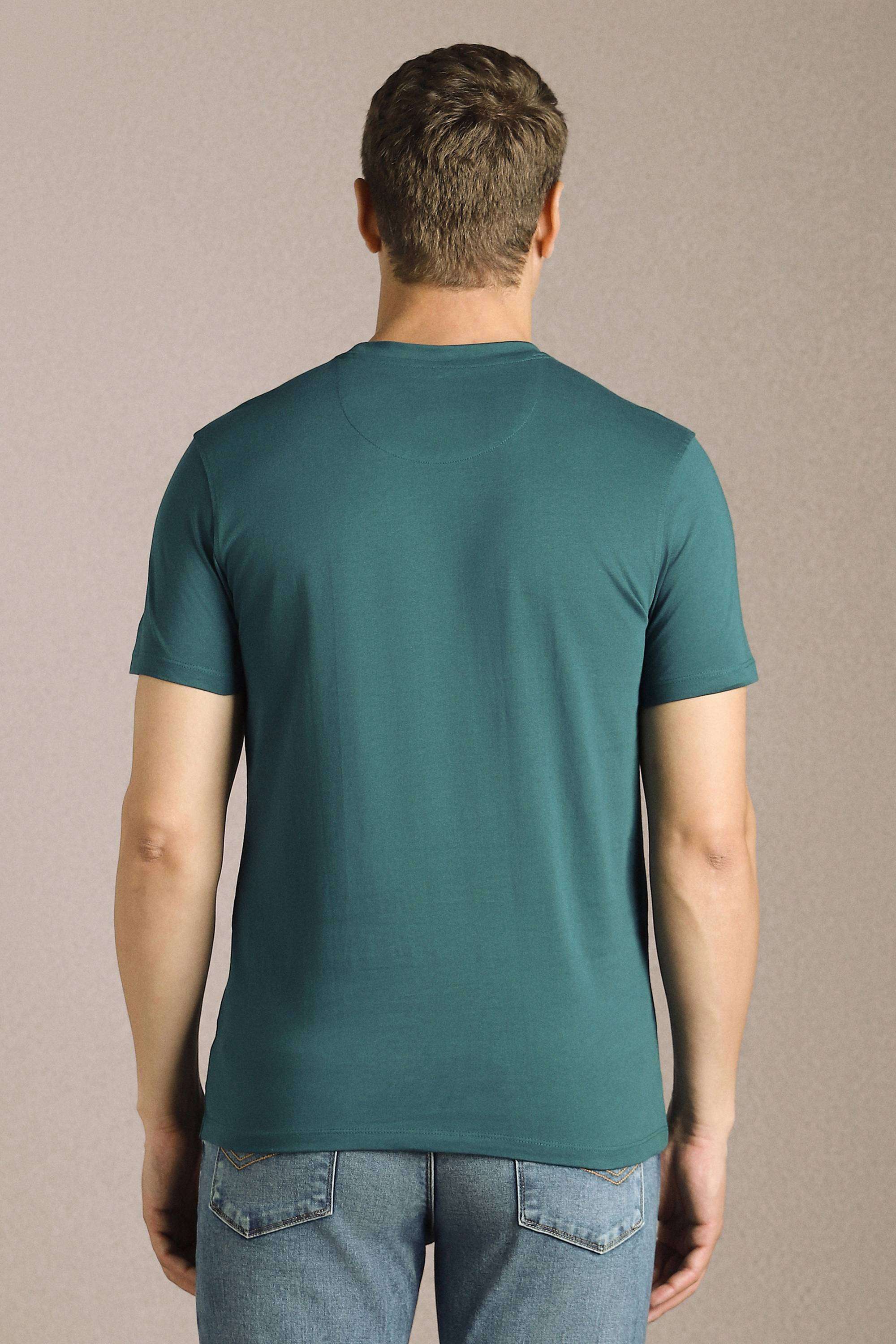 Solid-Cotton-Round-Neck-Men-s-T-Shirt