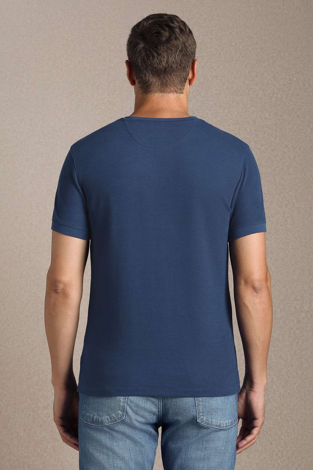 Solid-Cotton-Round-Neck-Men-s-T-Shirt