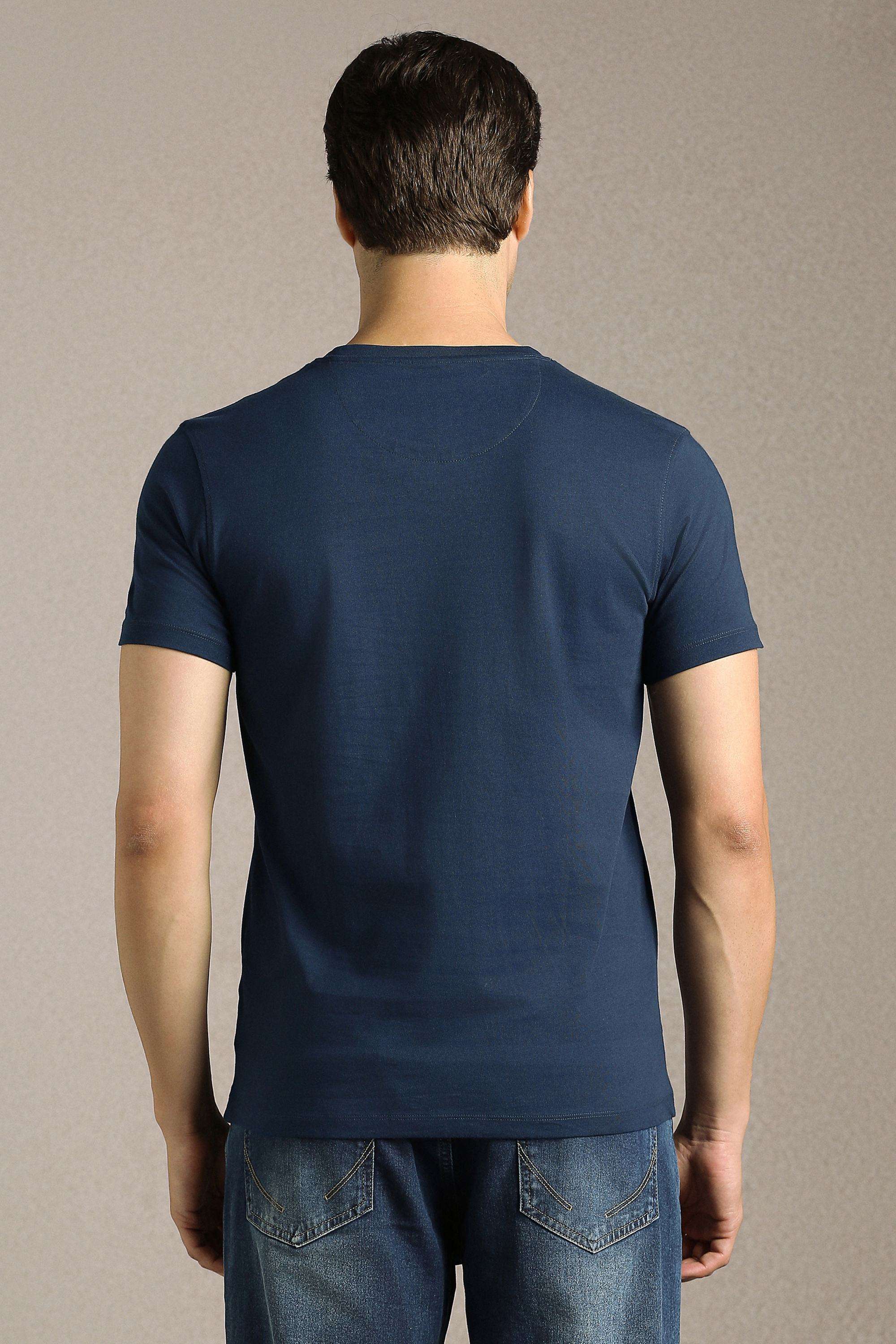 Solid-Cotton-Round-Neck-Men-s-T-Shirt