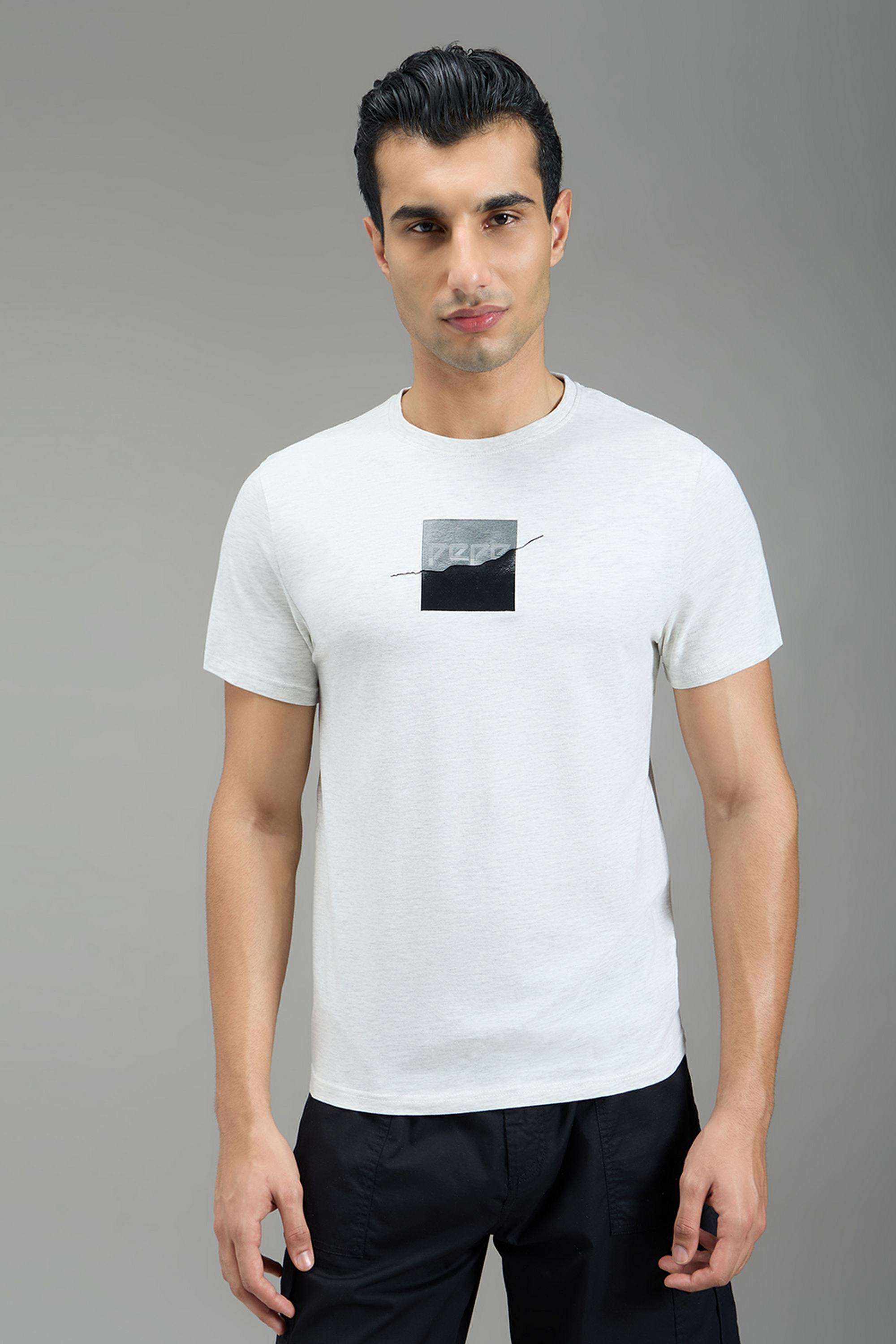 Textured-Cotton-Lycra-Round-Neck-Men-s-T-Shirt
