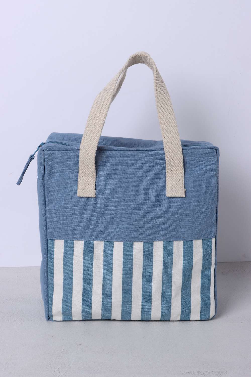 Home-Made-Stripe-Lunch-Bag-Blue