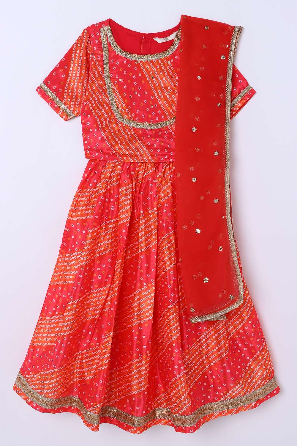 Printed-Polyester-Girls-Lehenga-Choli-Set