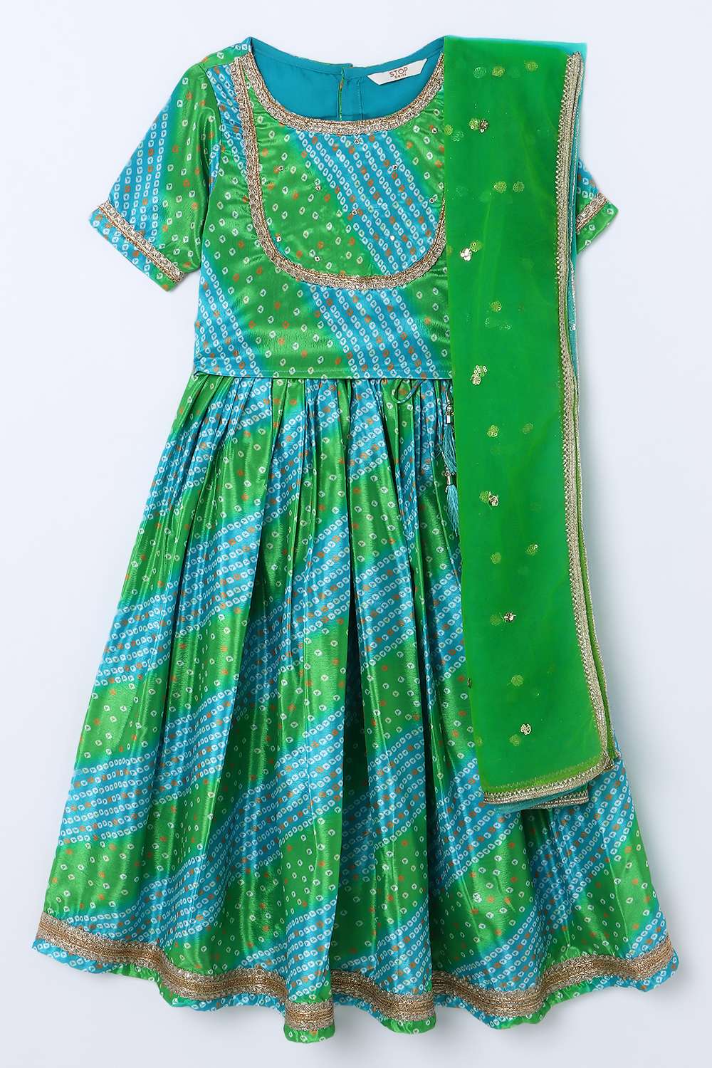 Printed-Polyester-Girls-Lehenga-Choli-Set