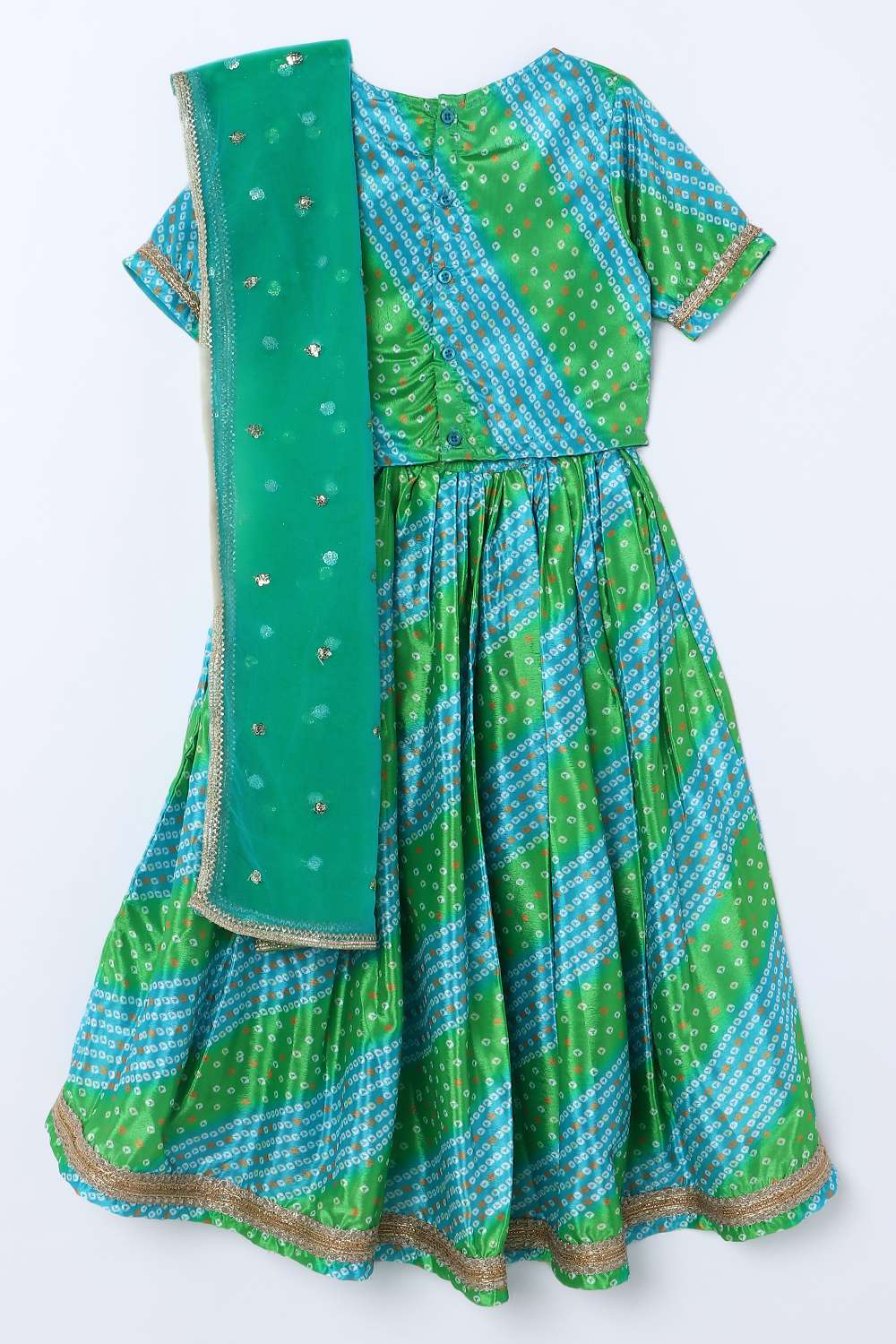 Printed-Polyester-Girls-Lehenga-Choli-Set