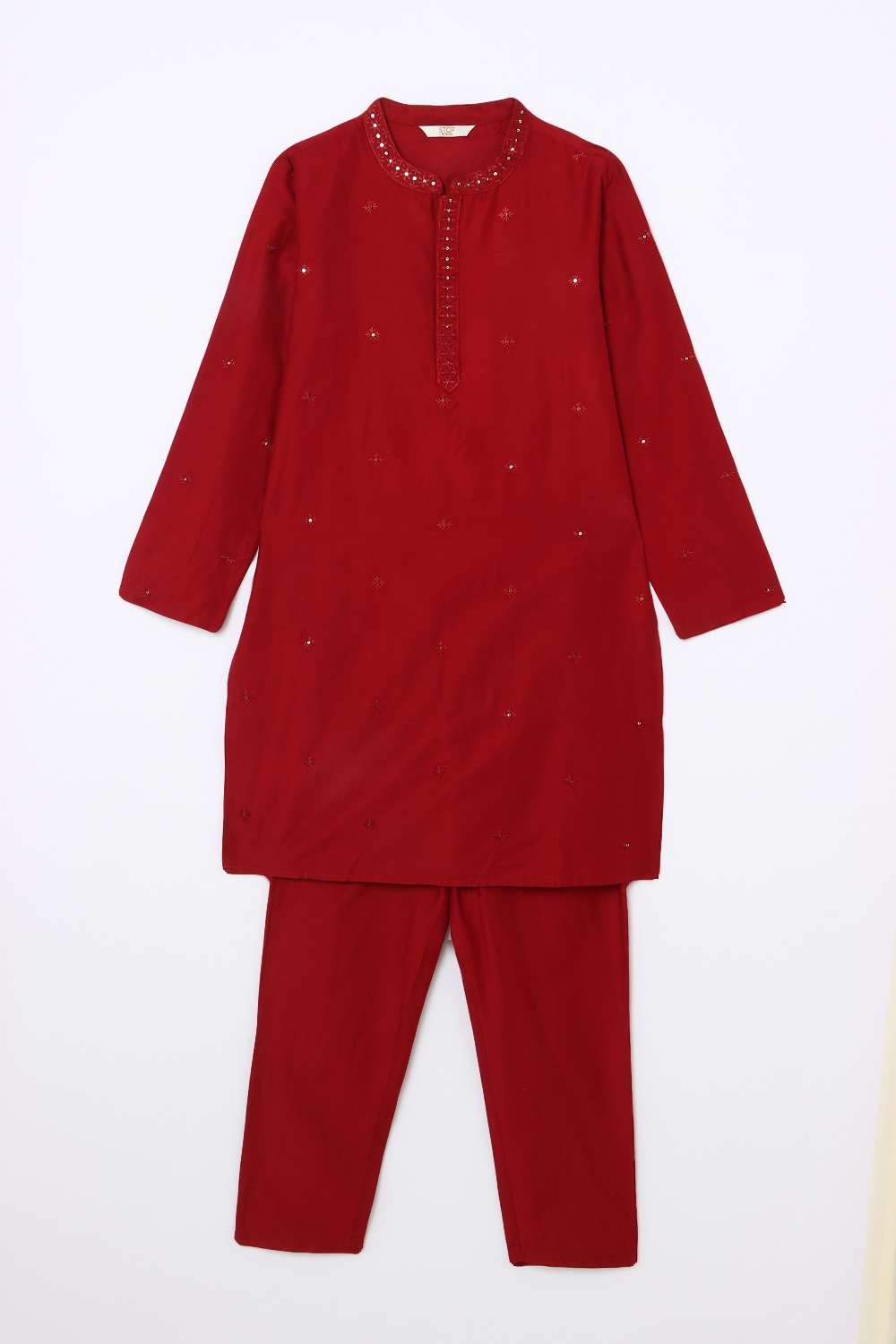 Embroidered-Boys-Henley-Boys-Kurta-Set