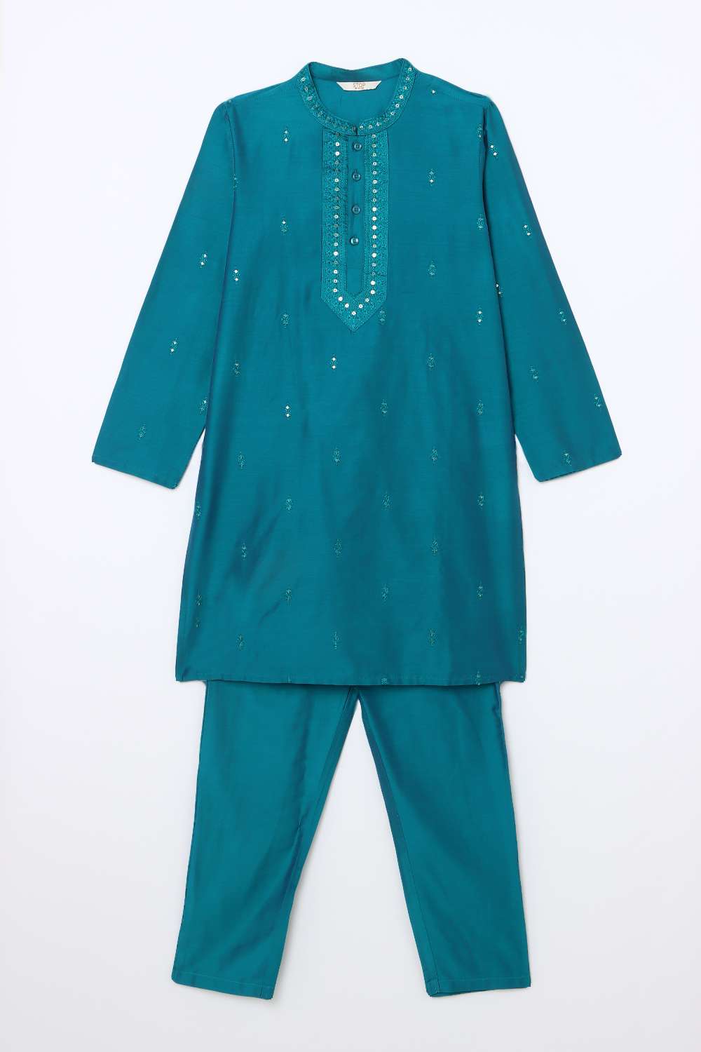 Sequinned-Boys-Henley-Boys-Kurta-Set