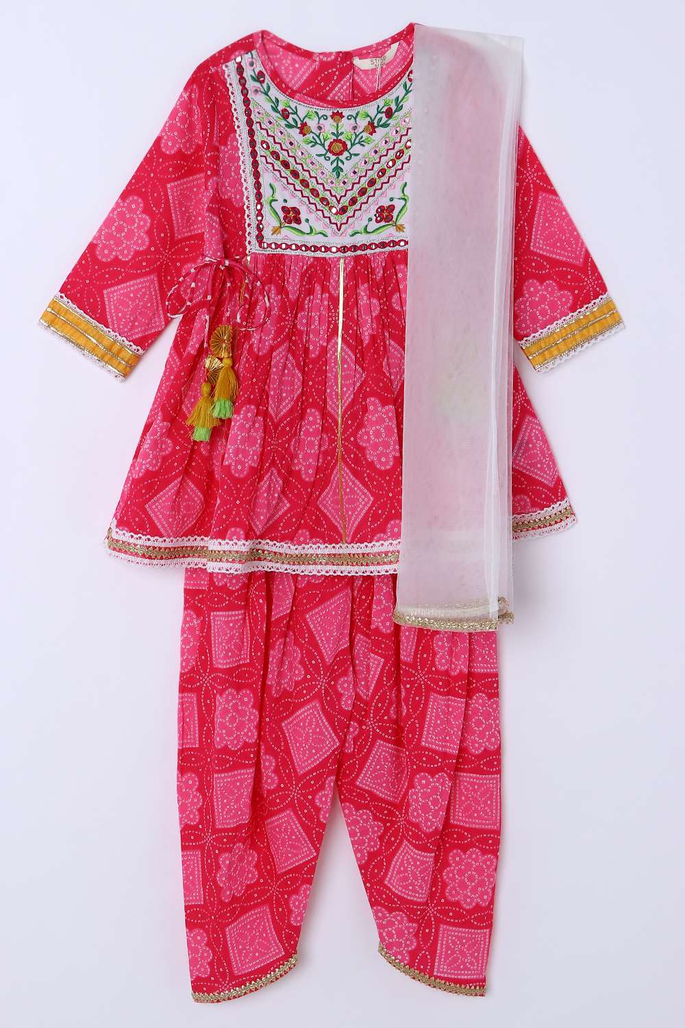 Printed-Cotton-Girls-Salwar-Kurta-Dupatta