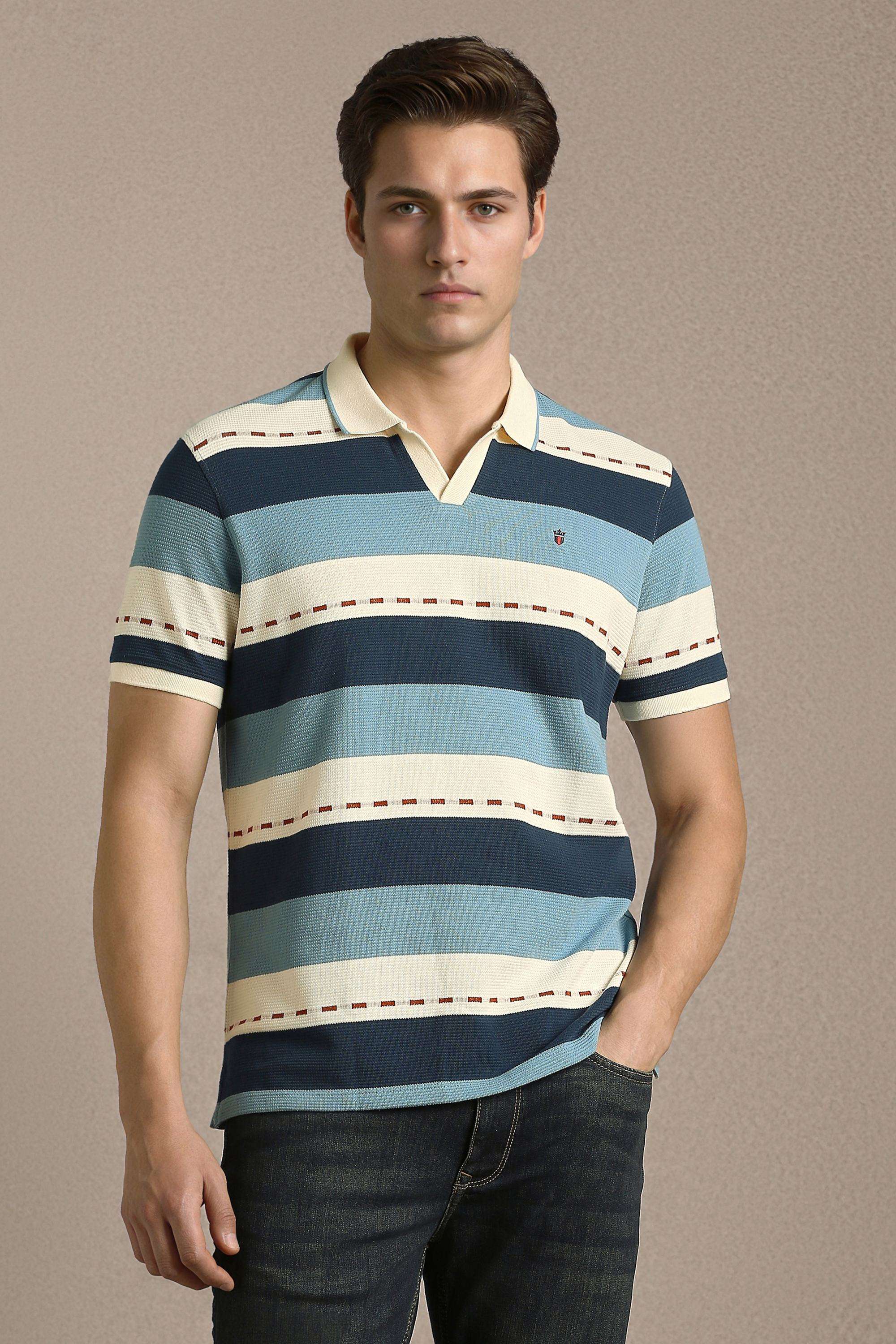 Stripes-Cotton-Polo-Men-s-T-Shirt