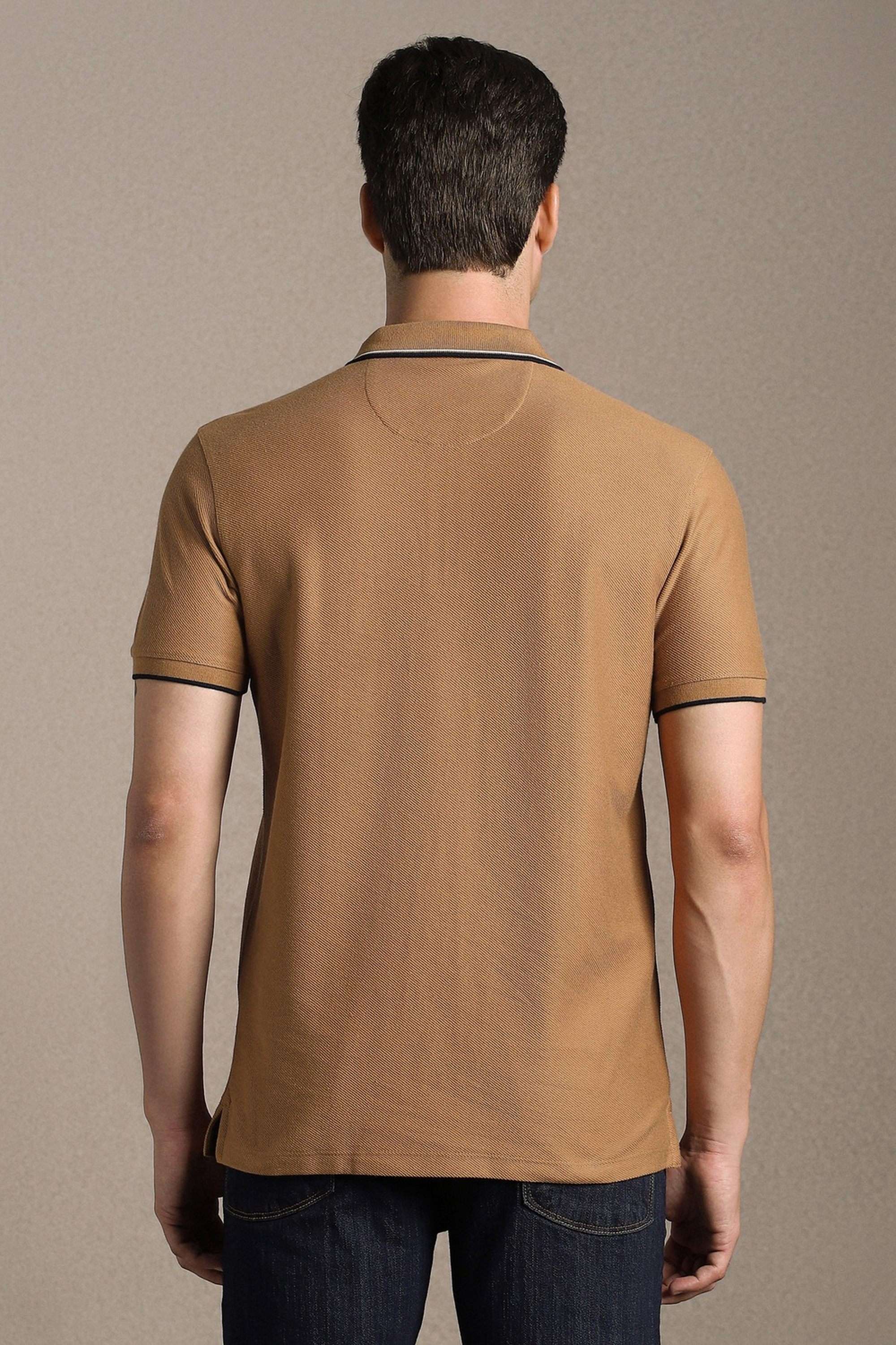 Textured-Blended-Fabric-Round-Neck-Men-s-T-Shirt