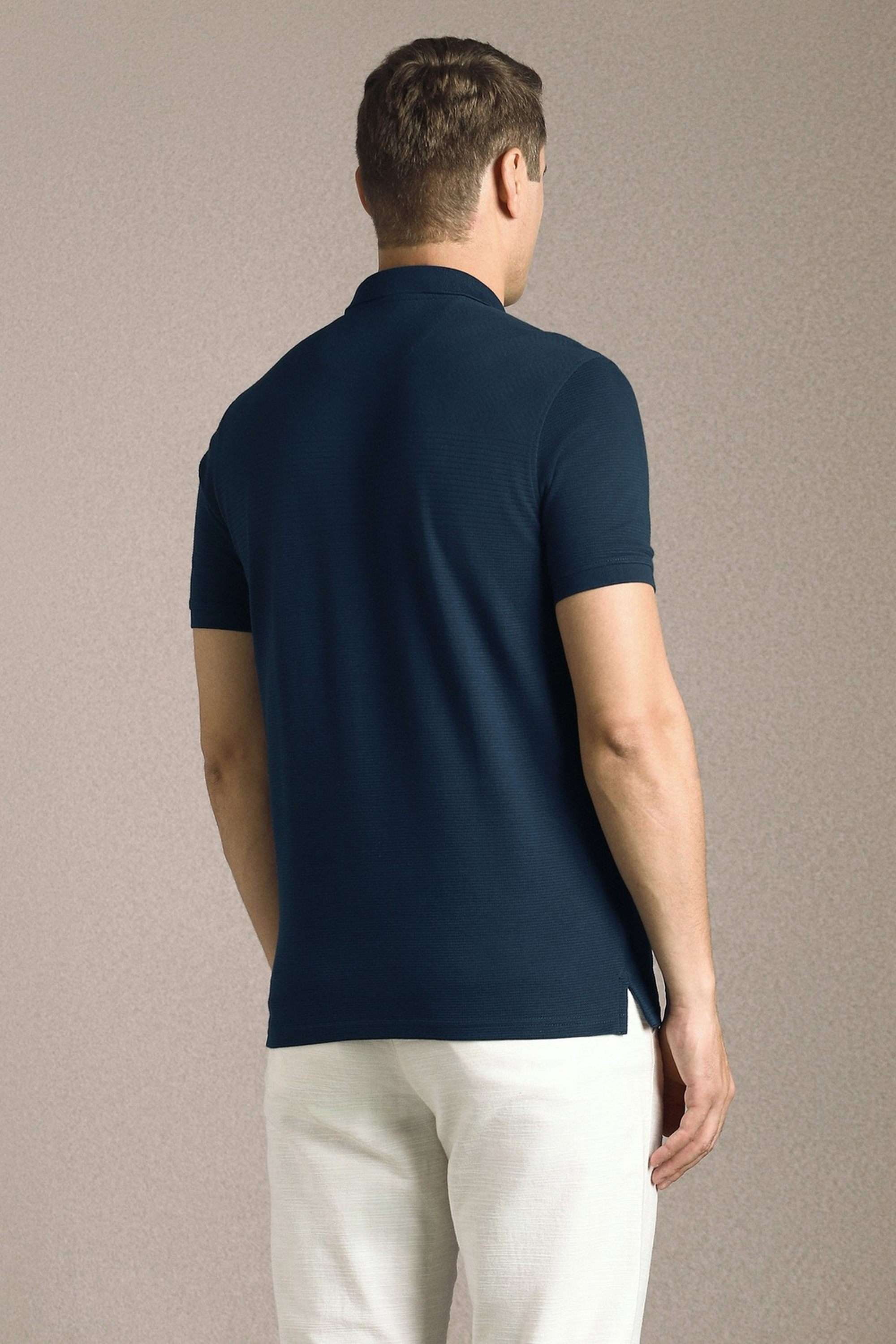Solid-Blended-Fabric-Round-Neck-Men-s-T-Shirt
