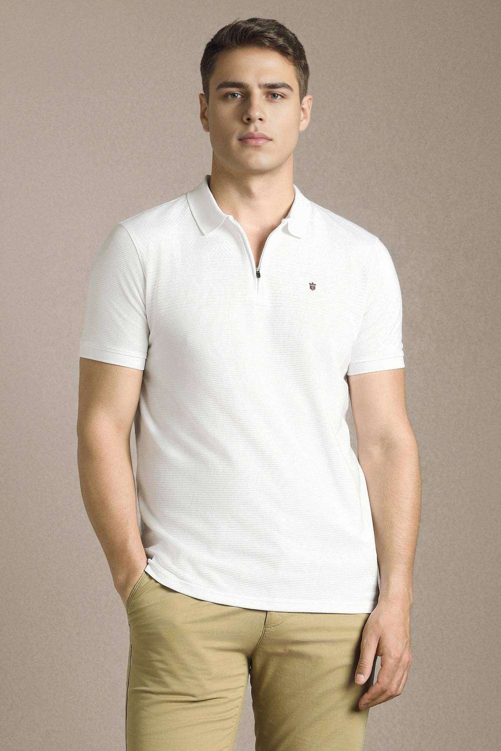Solid-Cotton-Slim-Fit-Men-Polo-T-Shirt