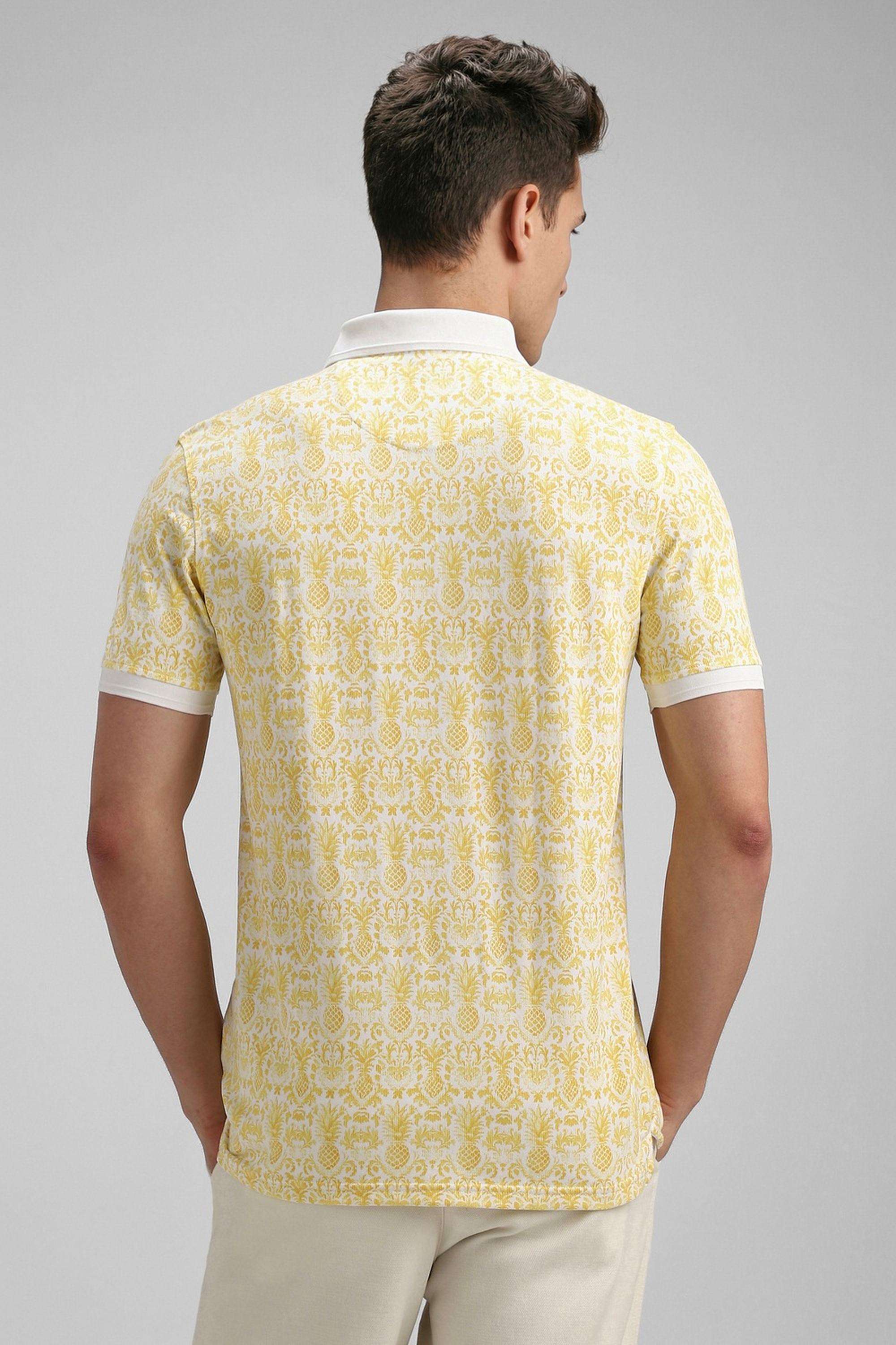 Solid-Blended-Fabric-Polo-Men-s-T-Shirt
