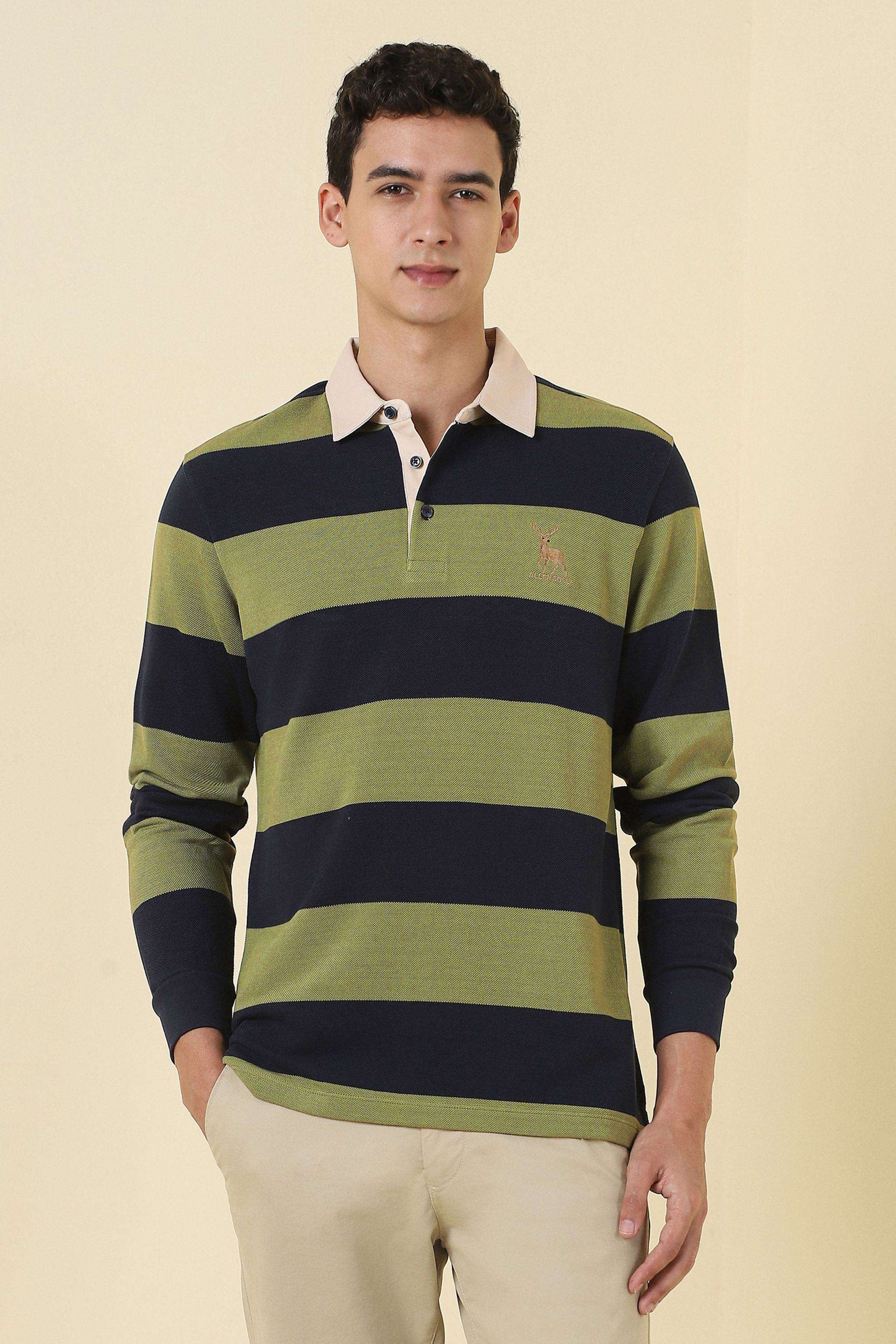 Stripes-Cotton-Polo-Men-s-T-Shirt