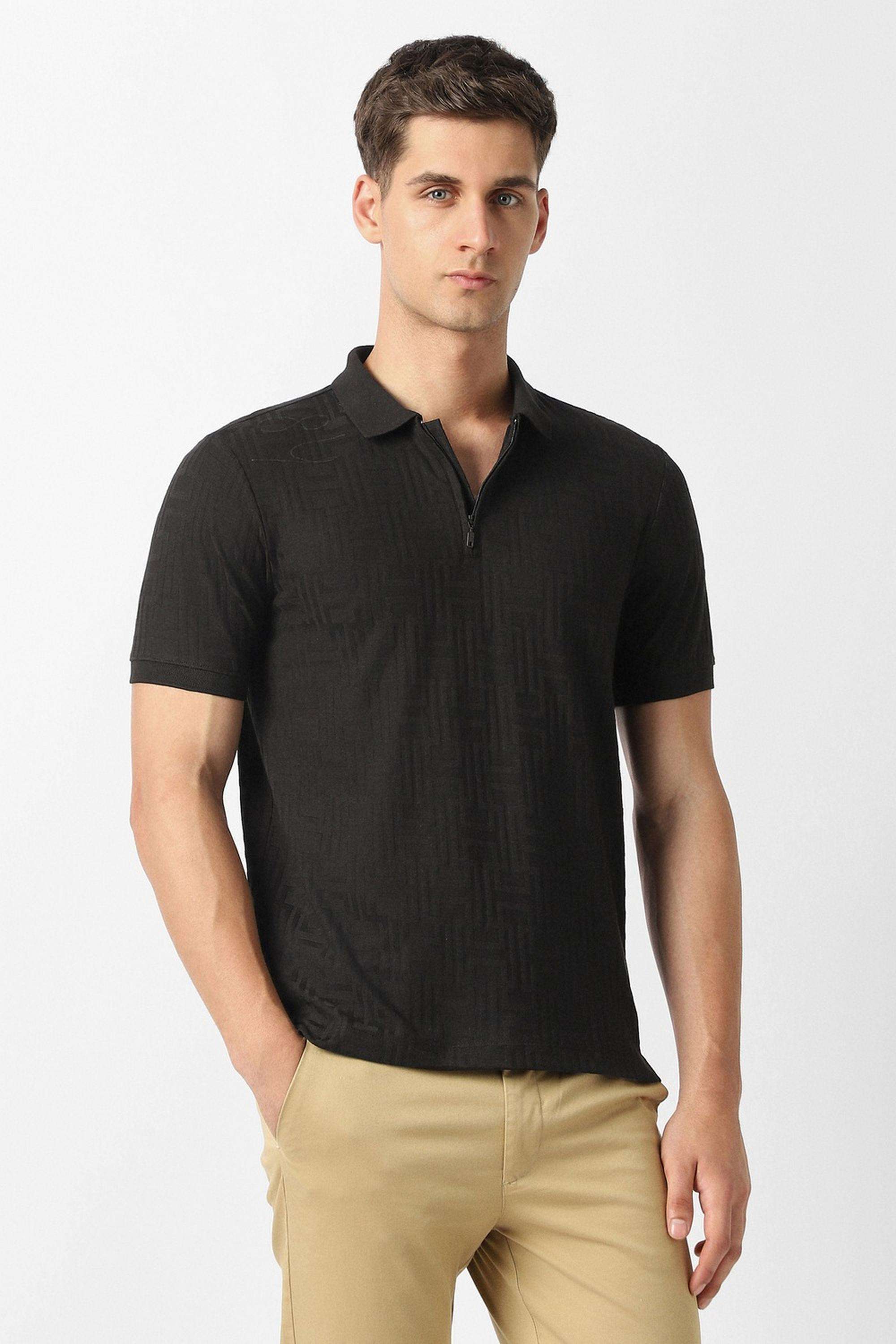Solid-Cotton-Polo-Men-s-T-Shirt