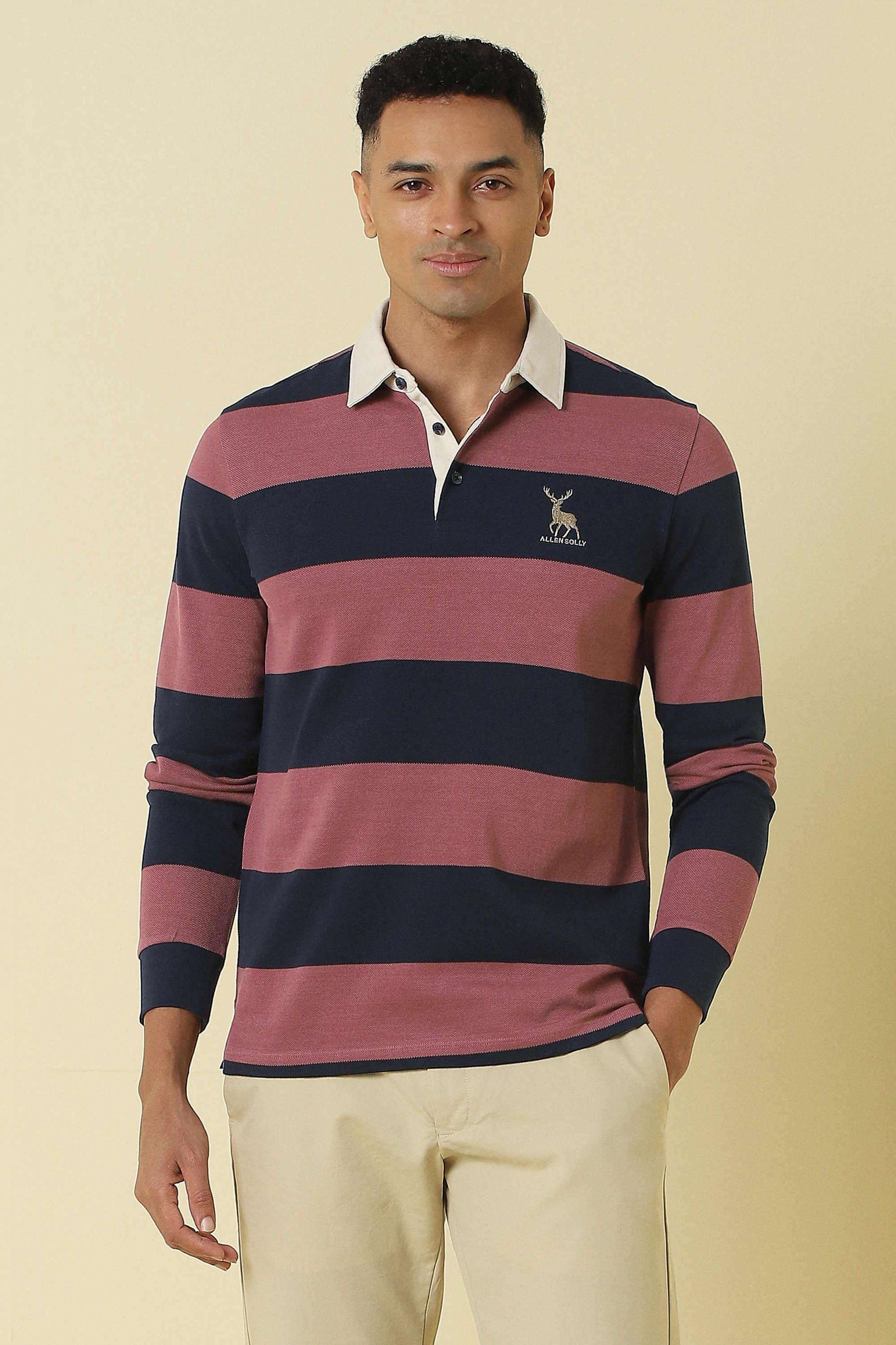 Stripes-Cotton-Polo-Men-s-T-Shirt