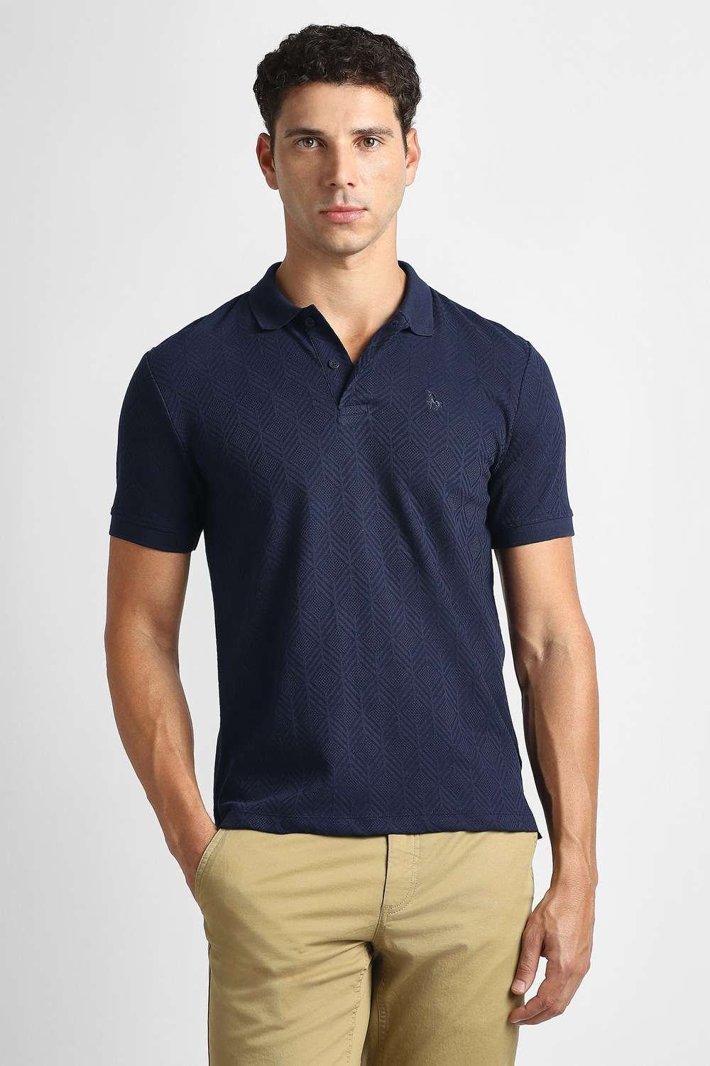 Solid-Cotton-Polo-Men-s-T-Shirt
