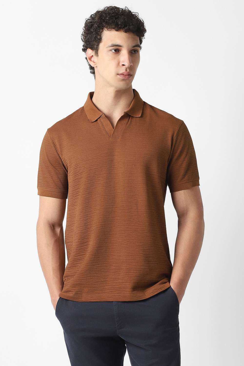 Solid-Cotton-Polo-Men-s-T-Shirt
