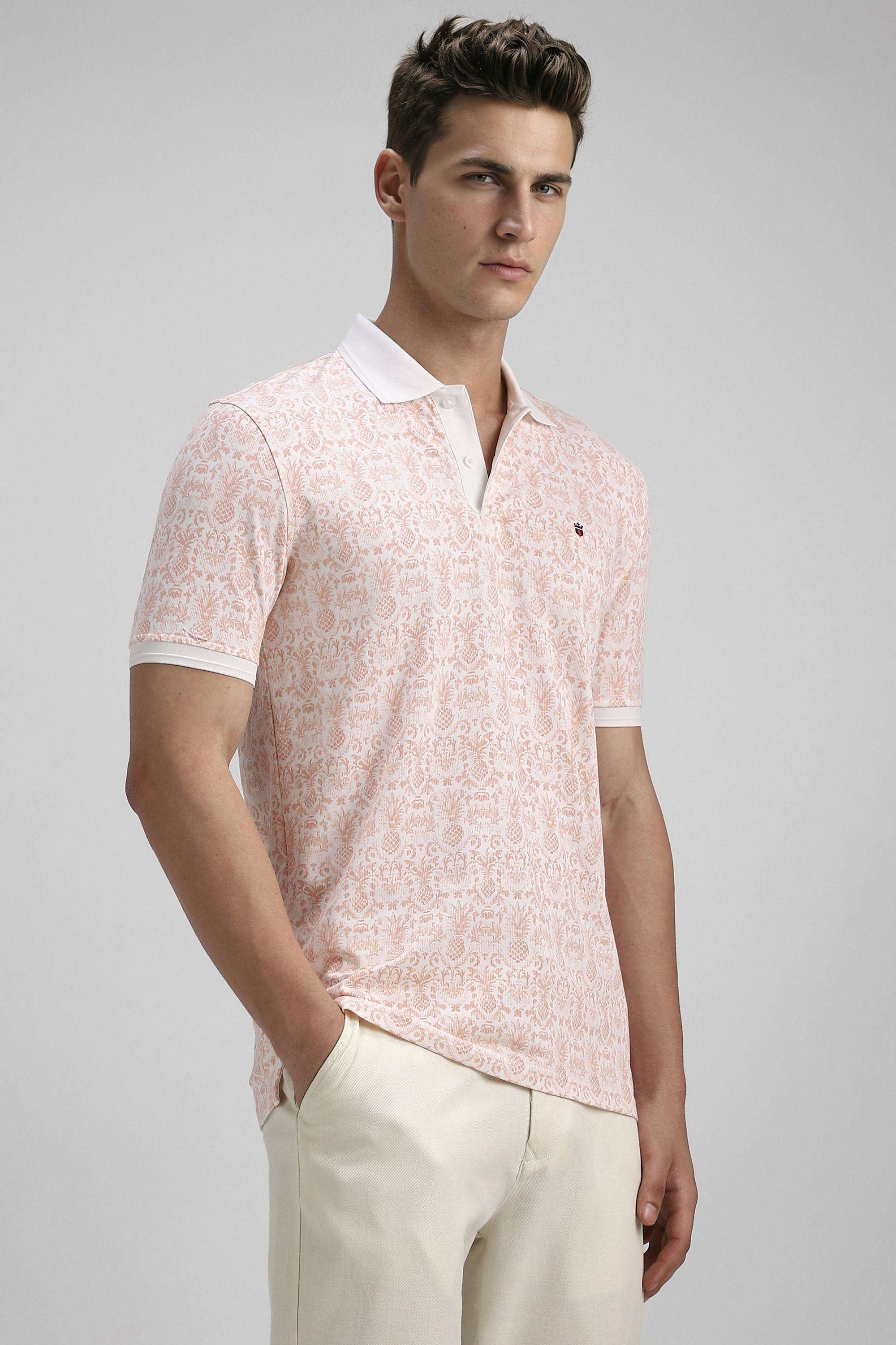 Printed-Polyester-Cotton-Slim-Fit-Men-s-T-Shirt