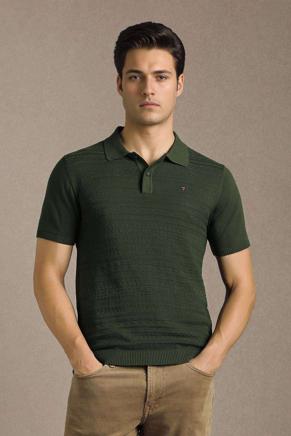Solid-Cotton-Regular-Fit-Men-Polo-T-Shirt