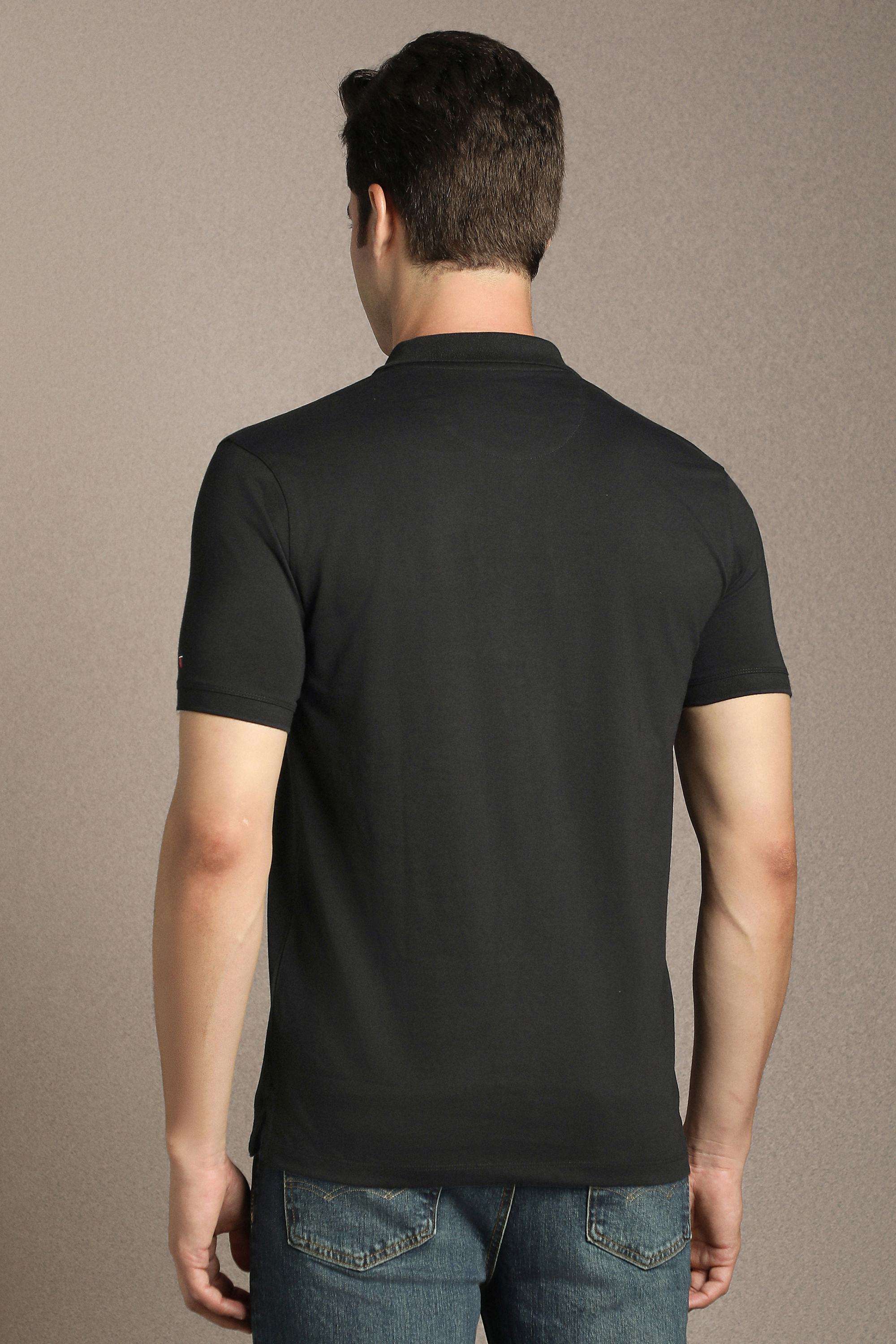 Solid-Cotton-Slim-Fit-Men-s-T-Shirt