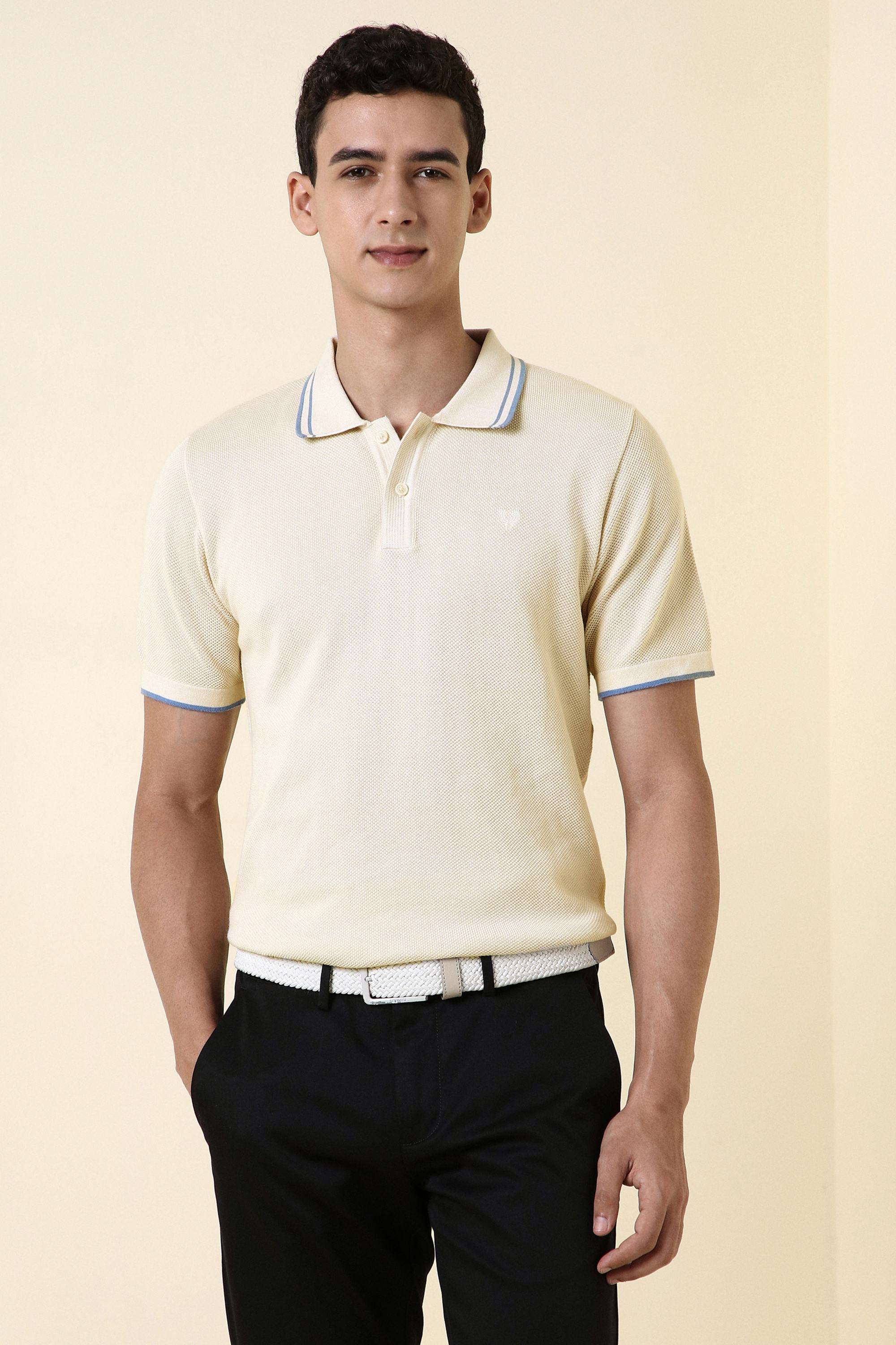 Textured-Cotton-Polo-Men-s-T-Shirt