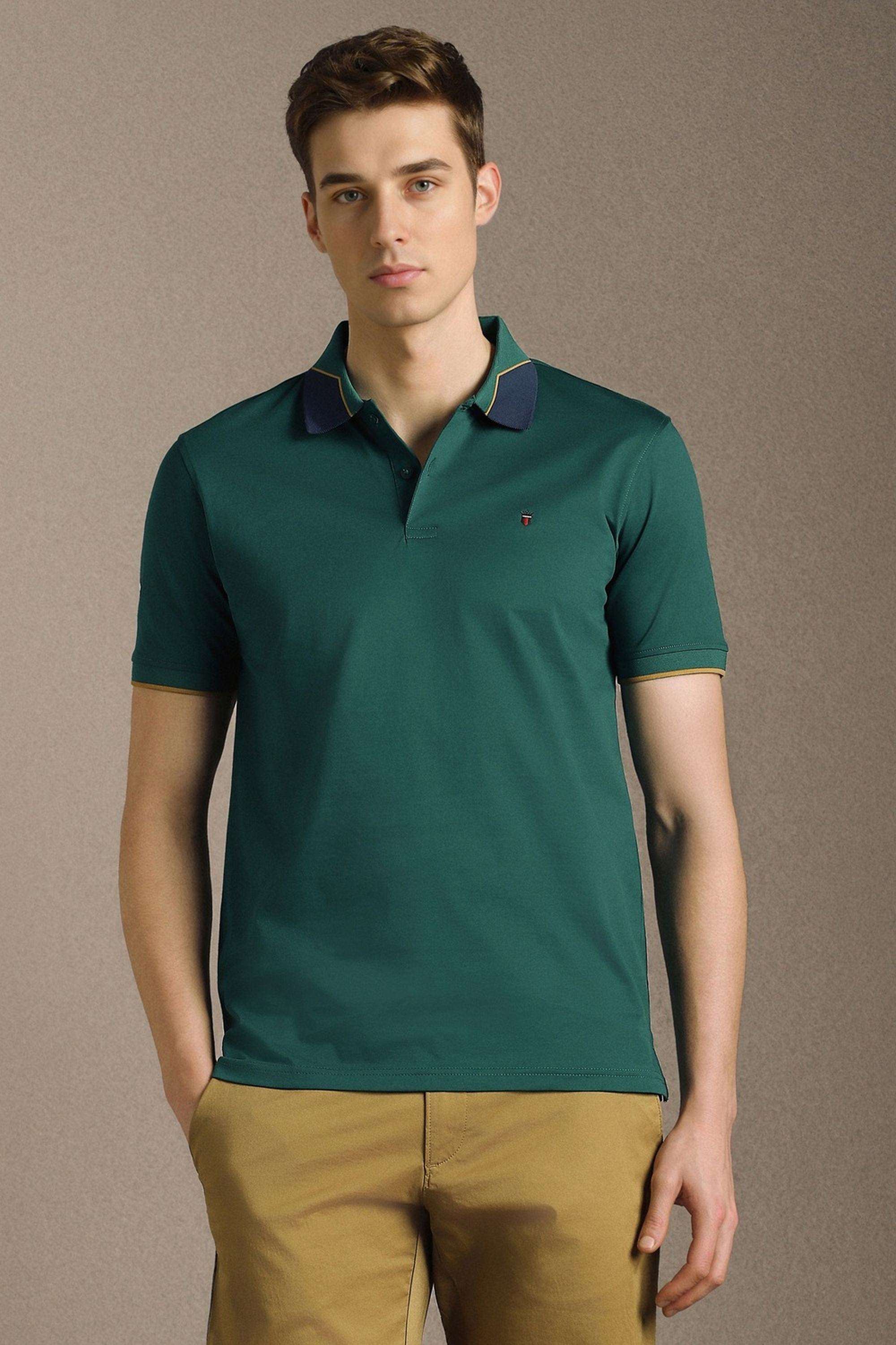 Solid-Cotton-Blend-Slim-Fit-Men-s-T-Shirt