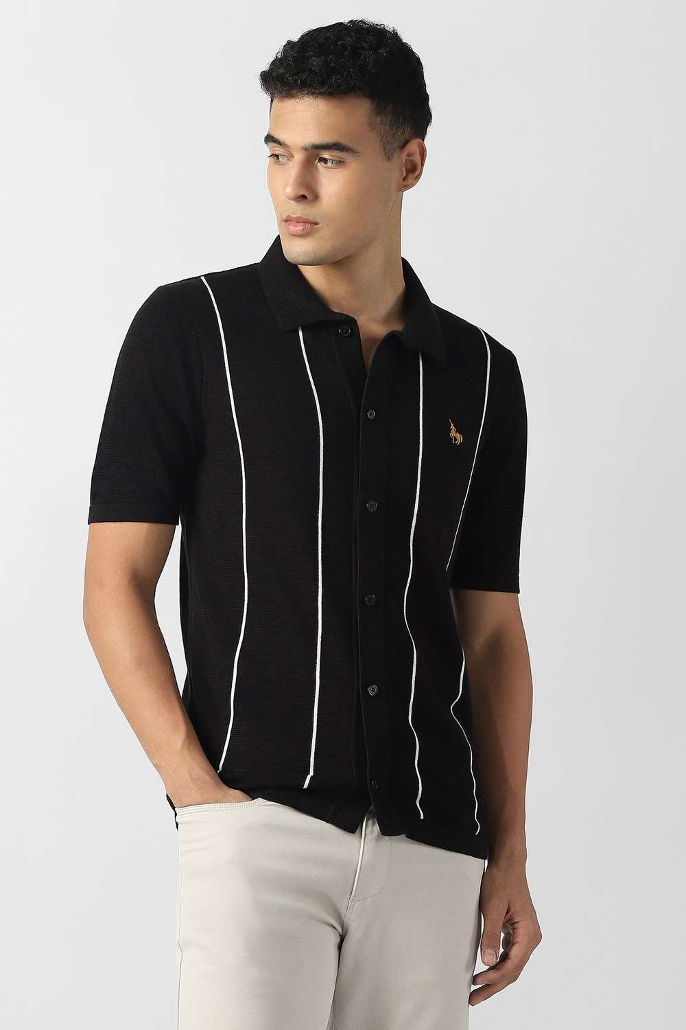 Solid-Cotton-Polo-Men-s-T-Shirt