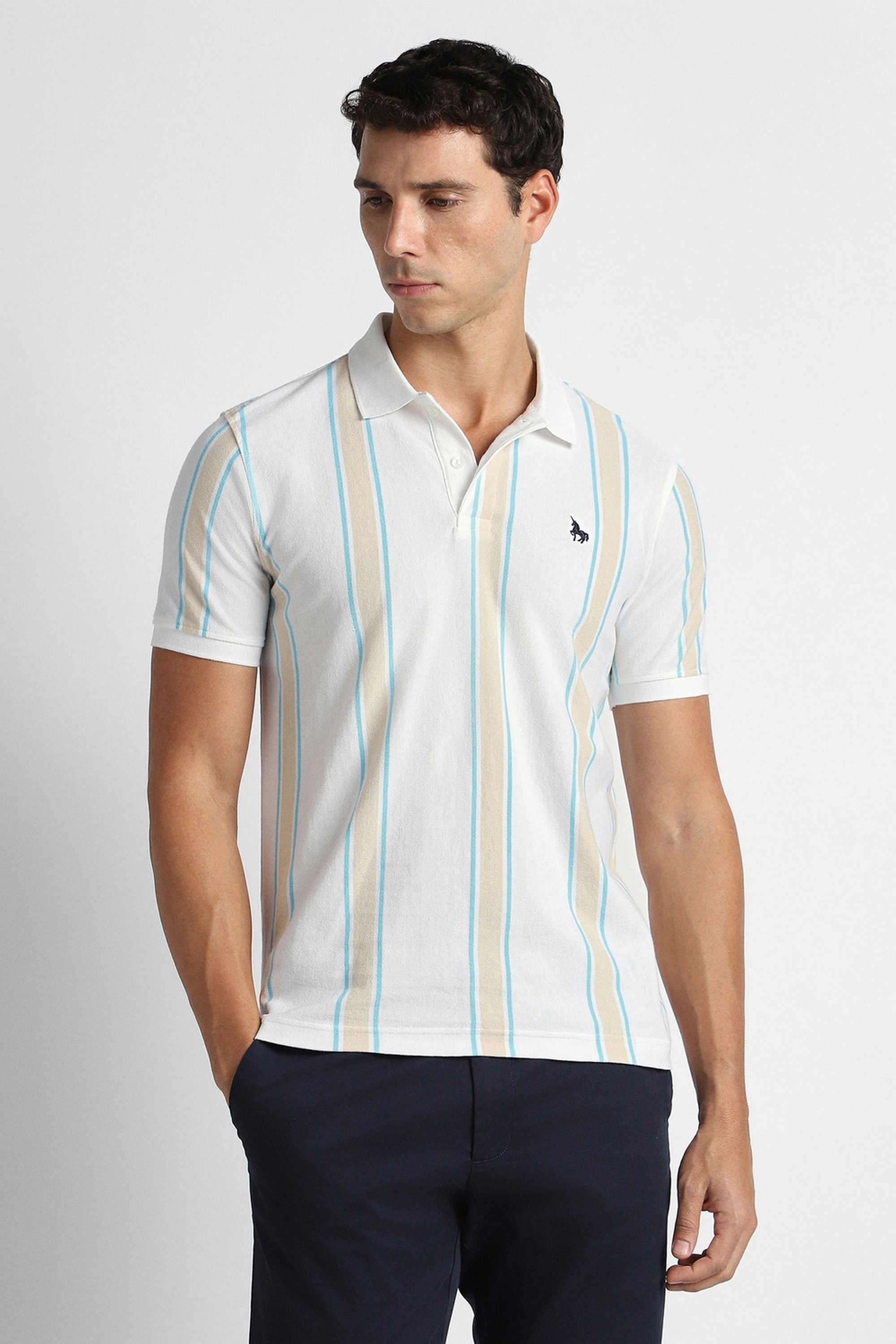 Stripes-Cotton-Polo-Men-s-T-Shirt