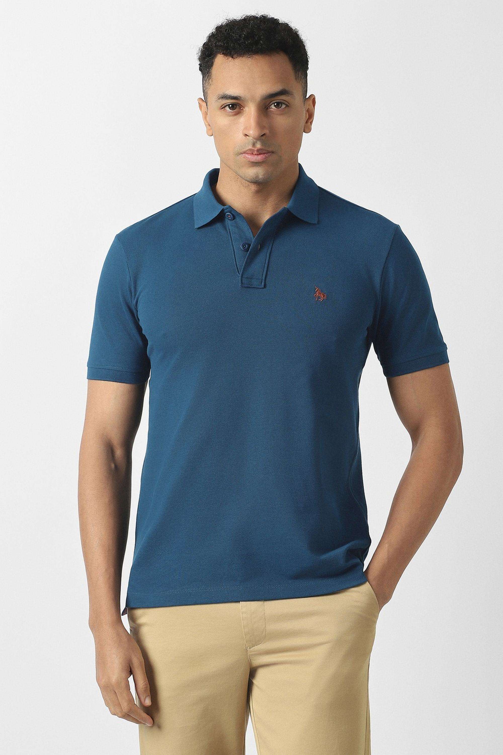 Solid-Cotton-Polo-Men-s-T-Shirt