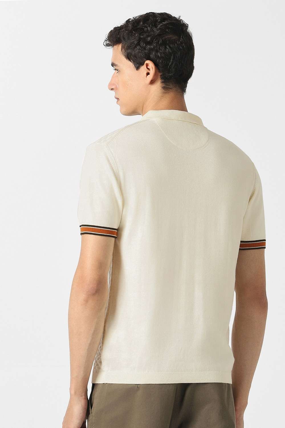 Textured-Cotton-Polo-Men-s-T-Shirt